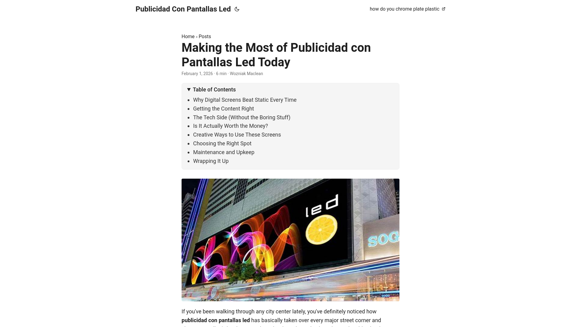 website screenshot of https://publicidad-con-pantallas-led.pages.dev/