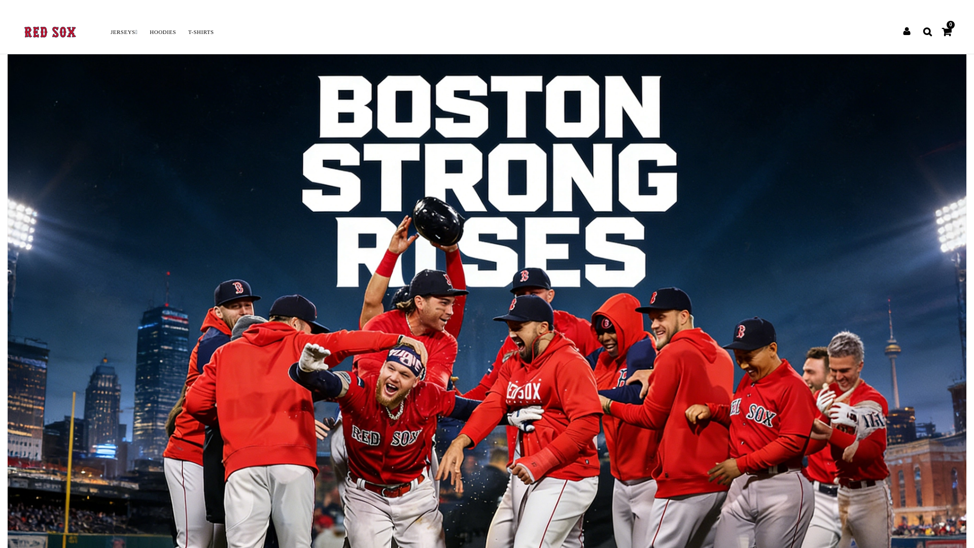 website screenshot of https://bostonbaseballgear.com