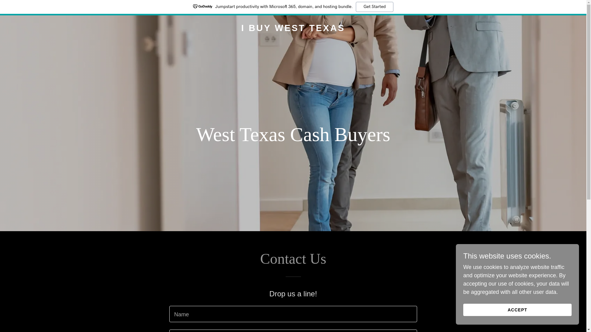 website screenshot of https://ibuywesttexas.com/