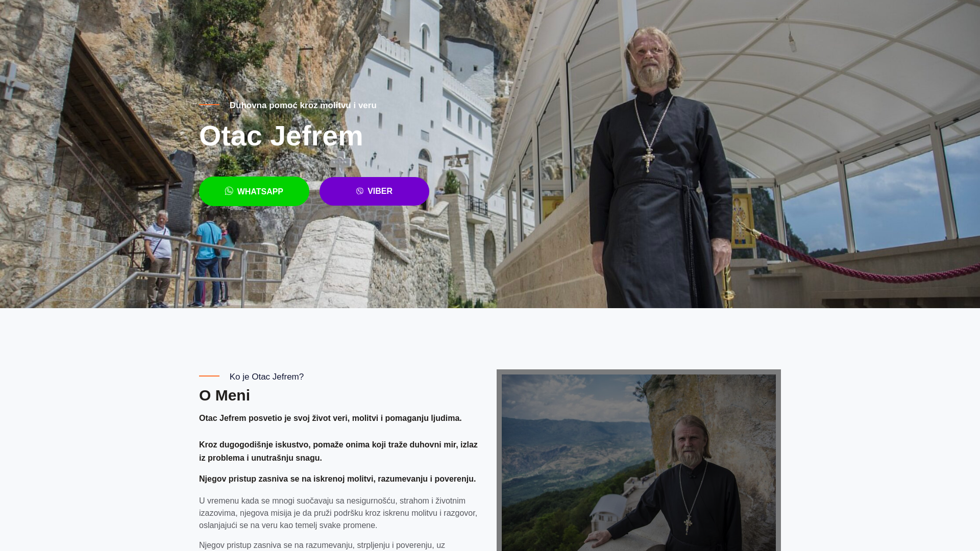 website screenshot of https://otacjefrem.com/