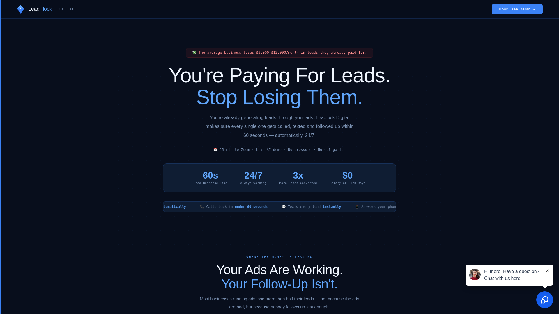 website screenshot of https://leadlock.pages.dev/