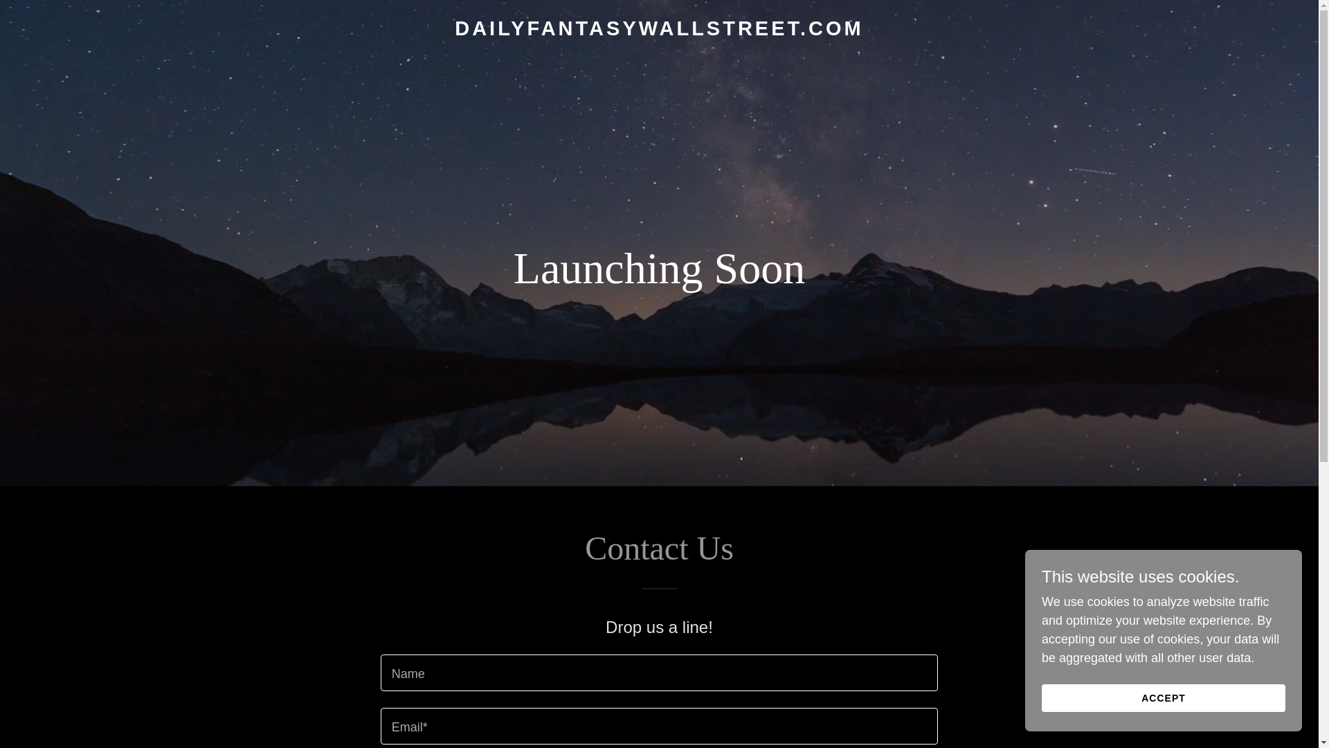 website screenshot of https://dailyfantasywallstreet.com/
