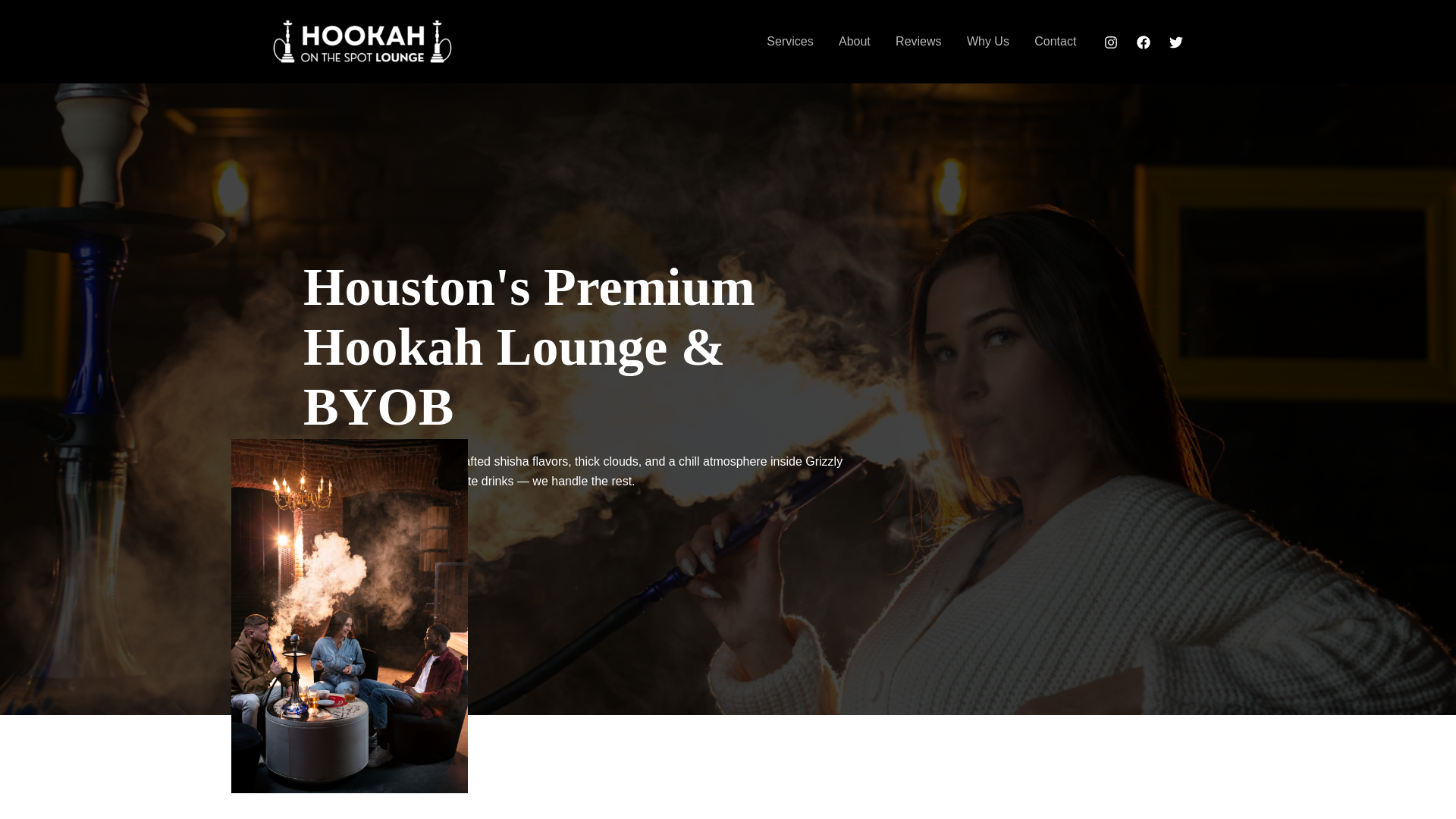 website screenshot of https://hookahonthespot.com