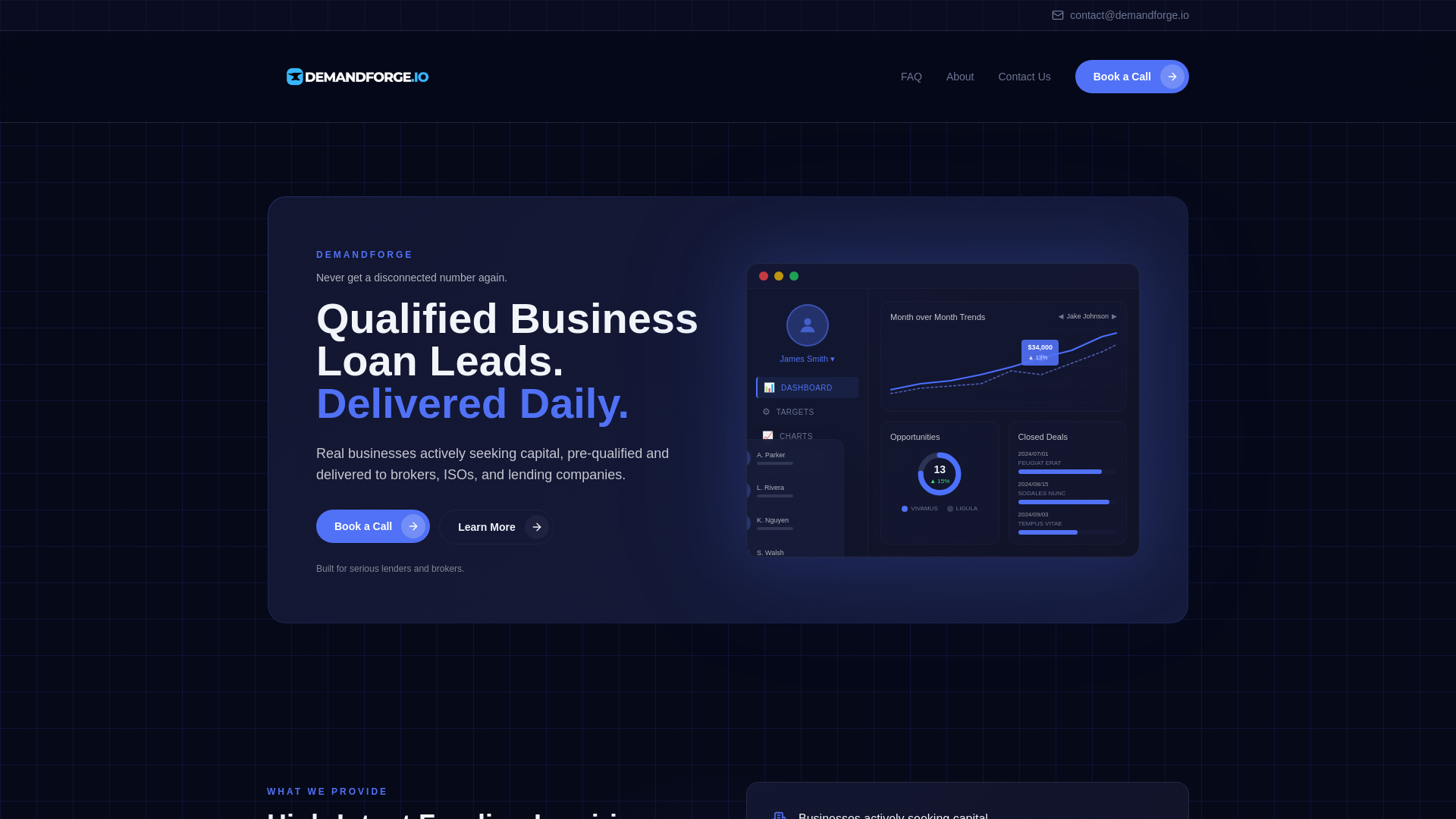website screenshot of https://trenddemandforgeio.com/