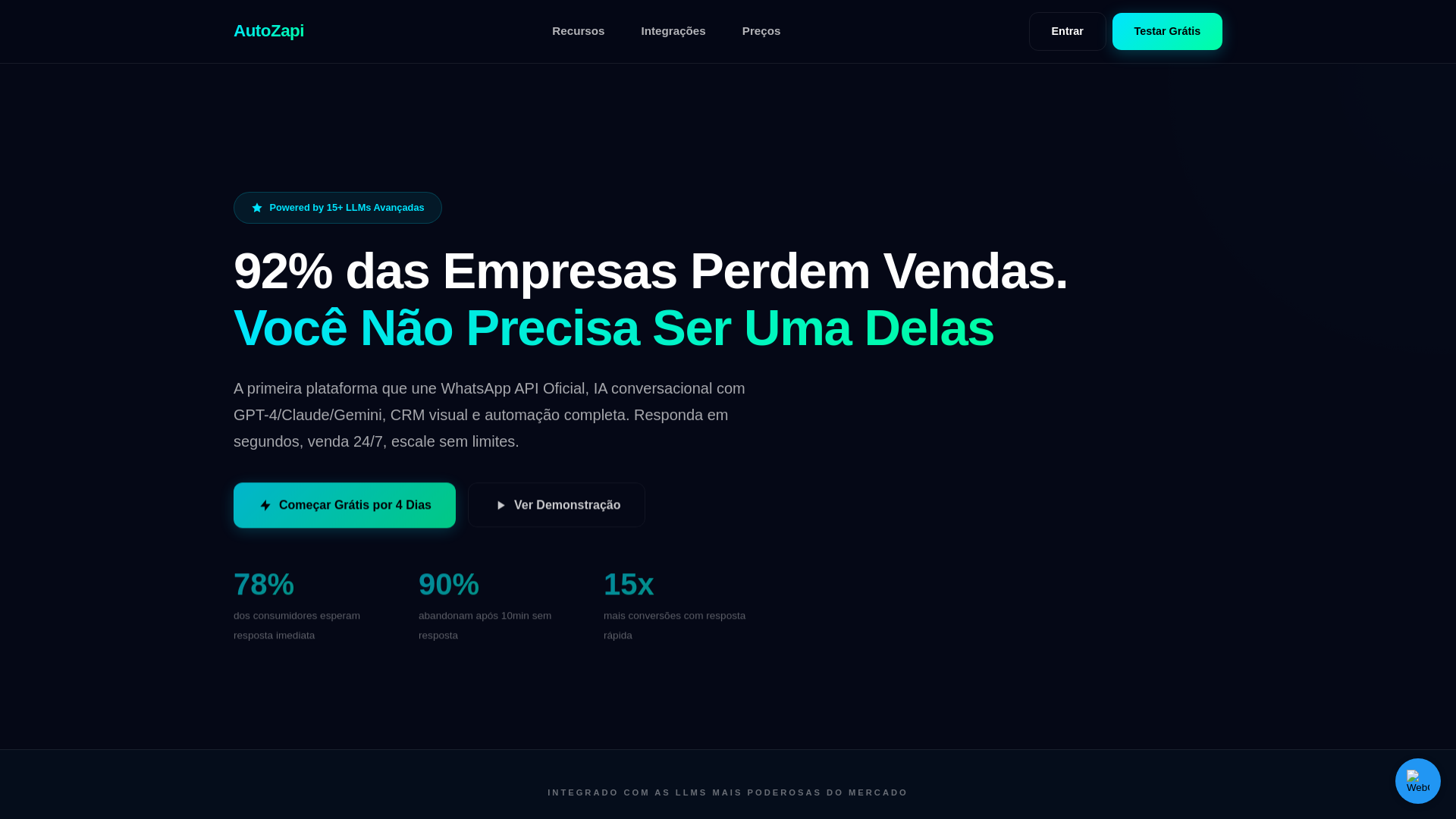 website screenshot of https://autozapi.pages.dev/