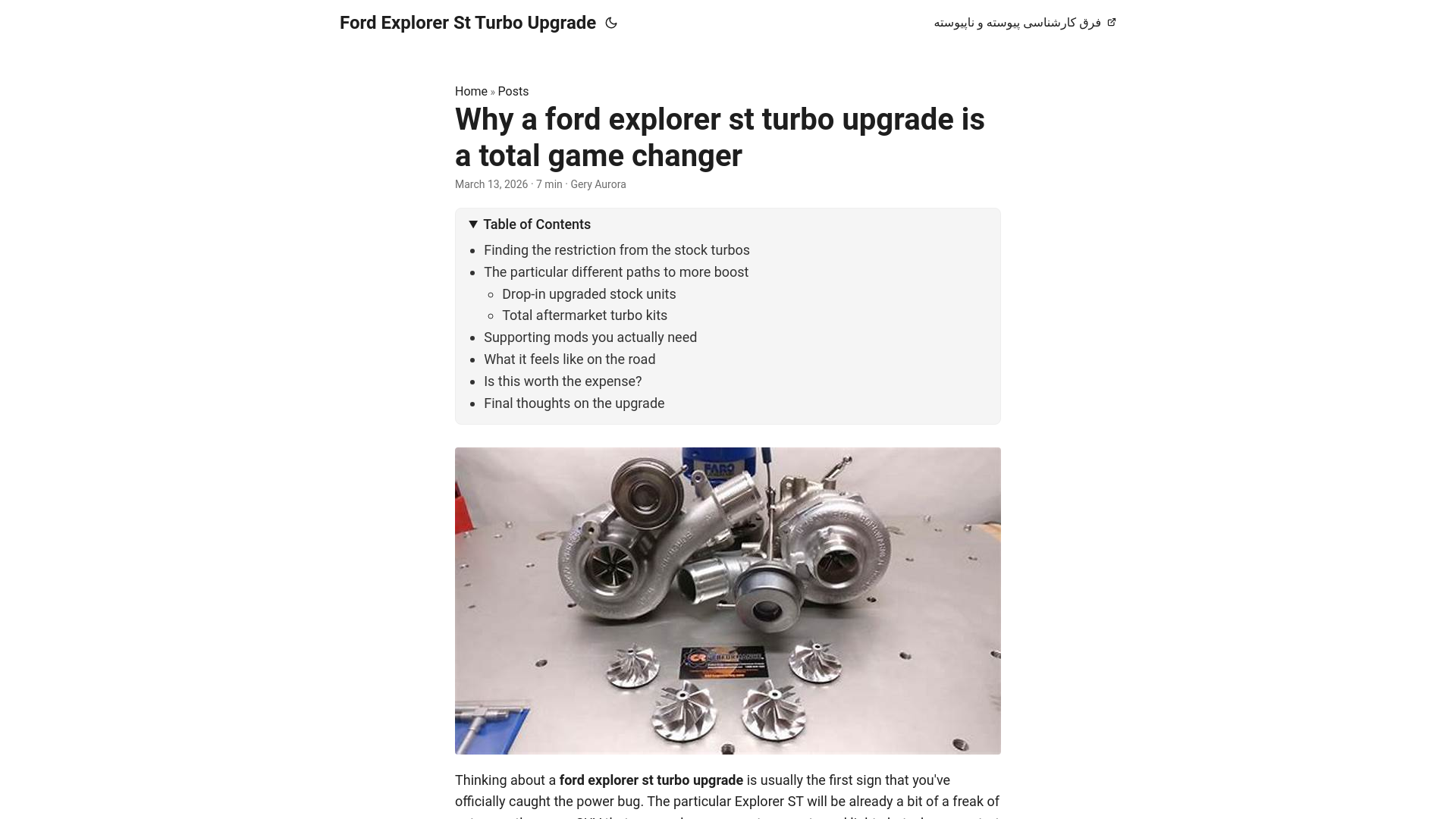 website screenshot of https://ford-explorer-st-turbo-upgrade.pages.dev/