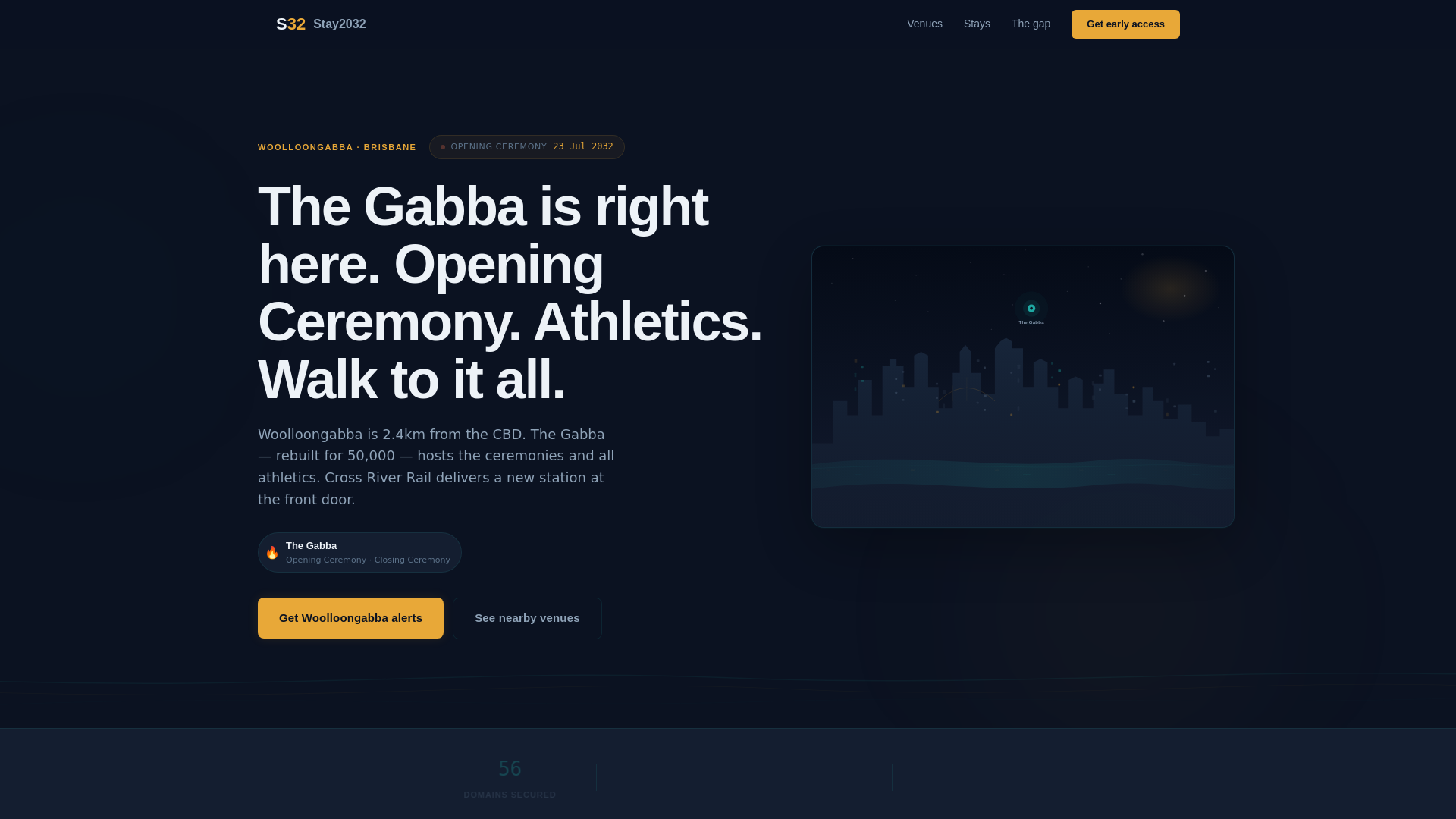 website screenshot of https://staywoolloongabba.com/