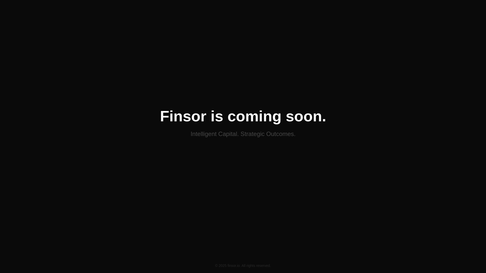 website screenshot of https://finsor-coming-soon.pages.dev/