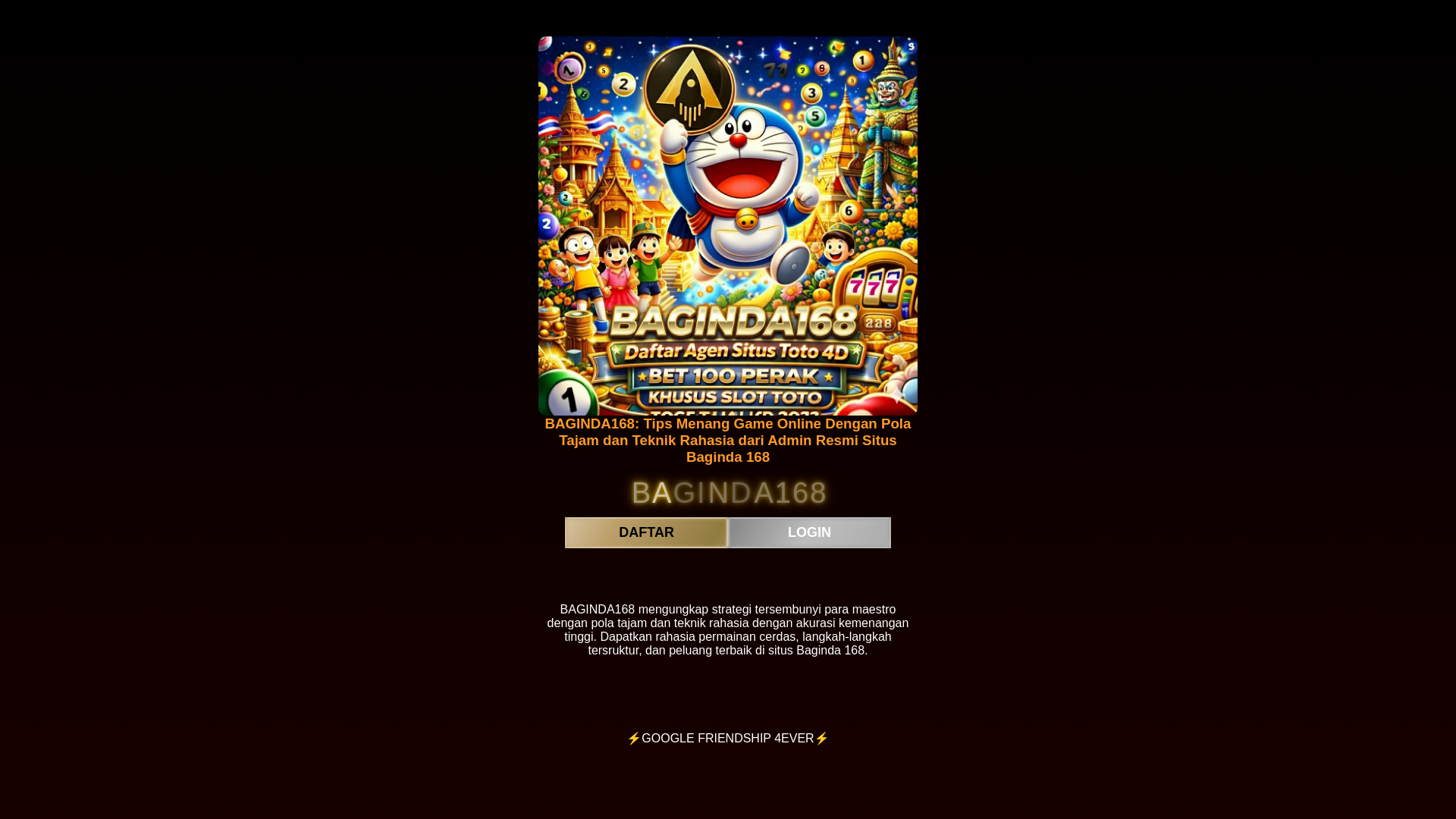 website screenshot of https://baginda168ofc.pages.dev/