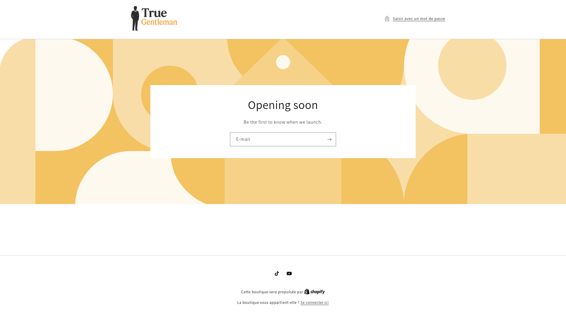 website screenshot of https://truegentleman.fr/