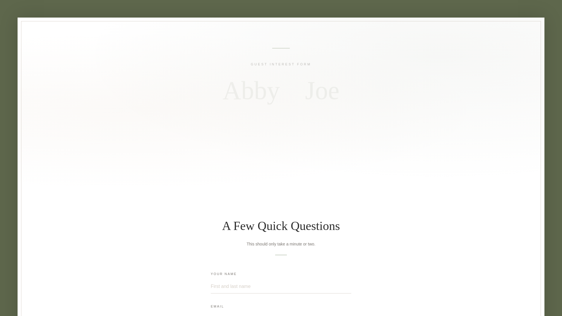 website screenshot of https://abbyandjoe2027.com/