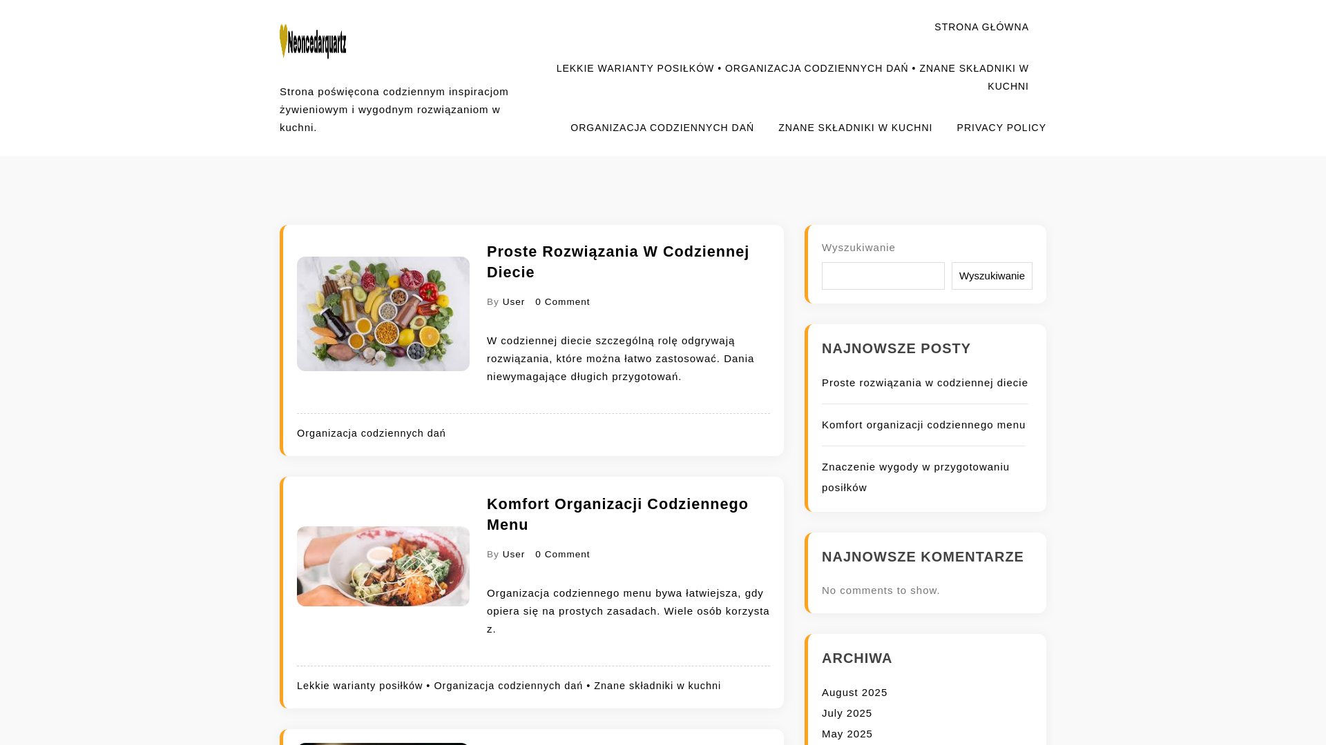 website screenshot of https://neoncedarquartz.org/