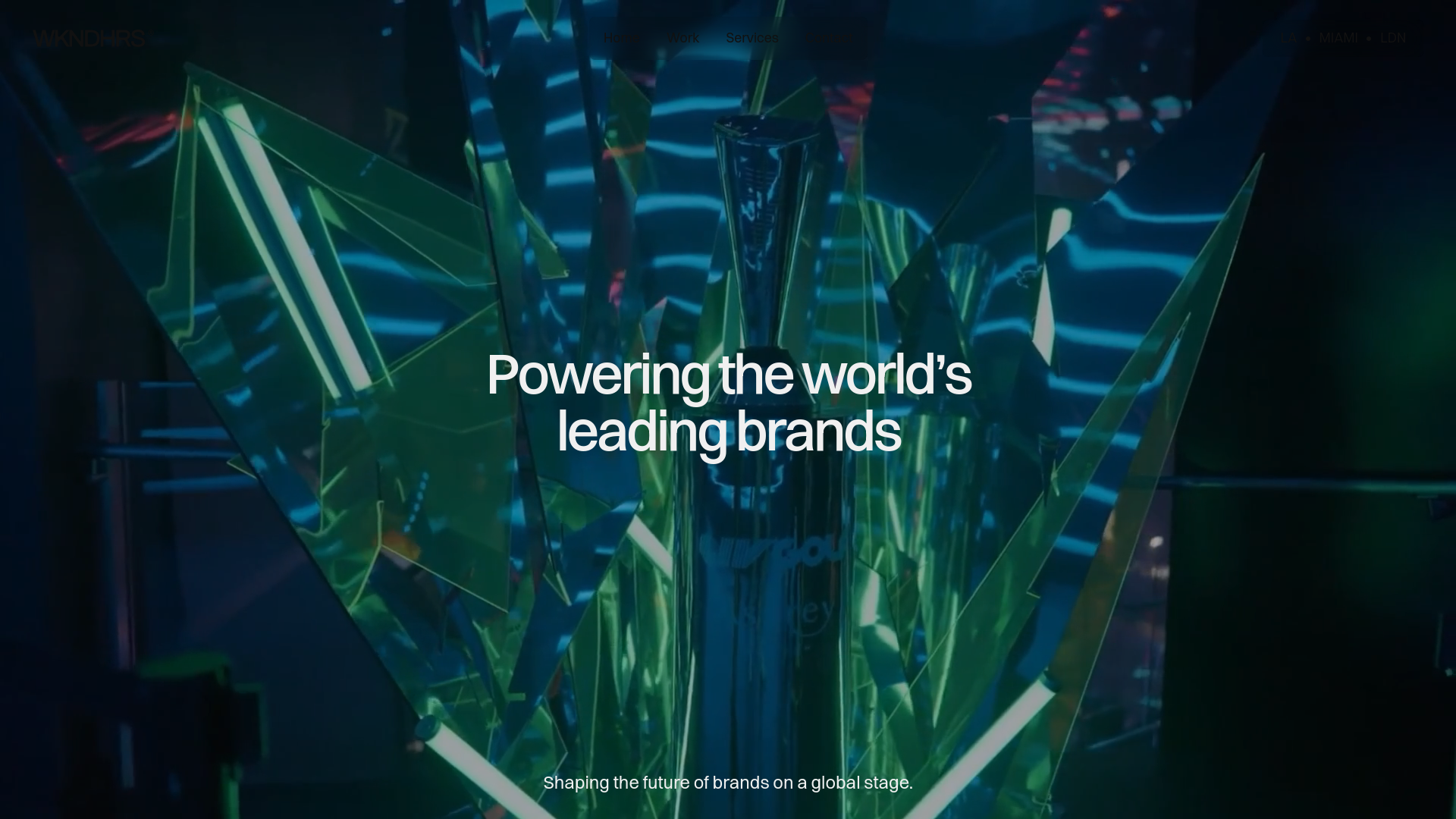 website screenshot of https://livewkndhrs.org/