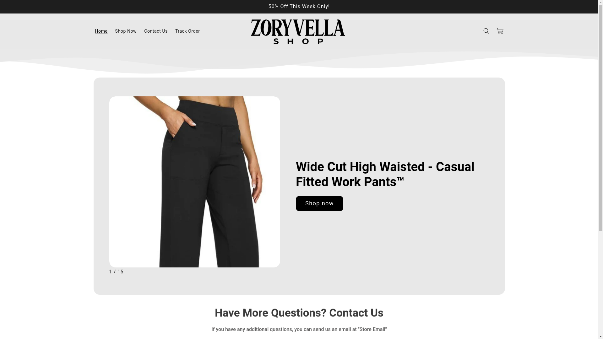 website screenshot of https://zoryvella.com/