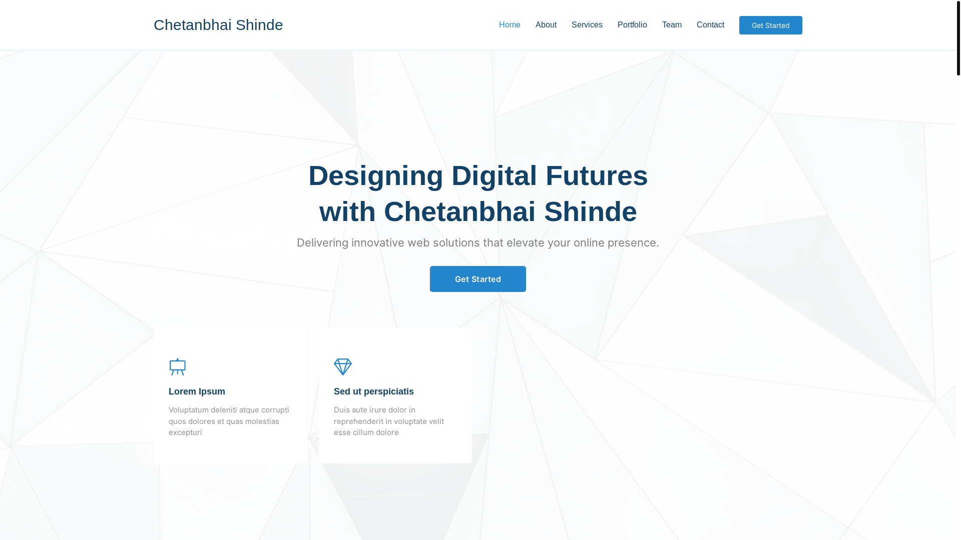 website screenshot of https://chetanbhaishinde.pages.dev/