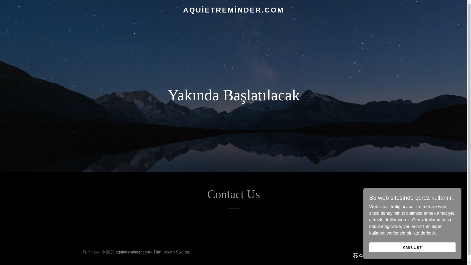 website screenshot of https://aquietreminder.com/