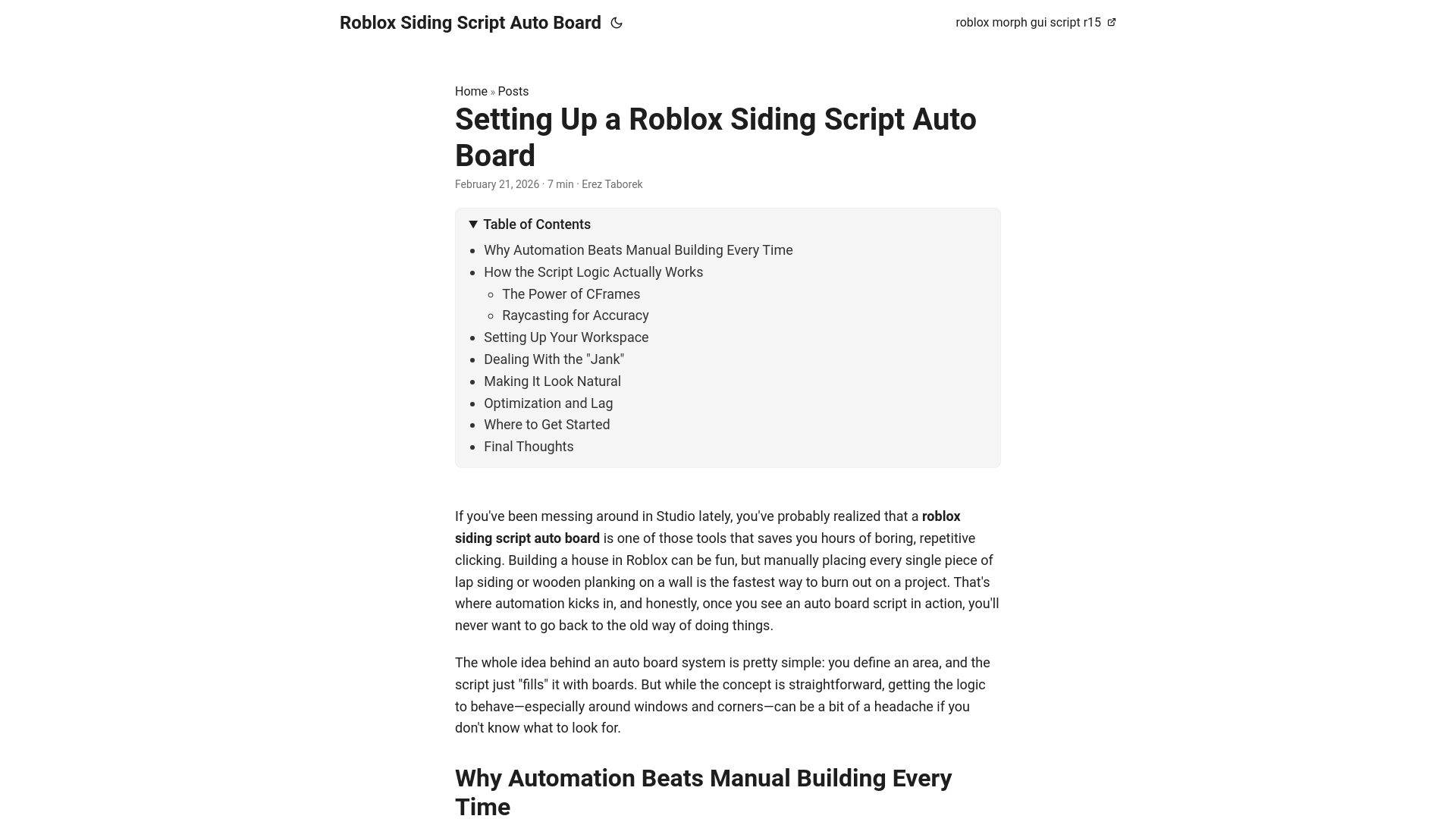 website screenshot of https://roblox-siding-script-auto-board.pages.dev/