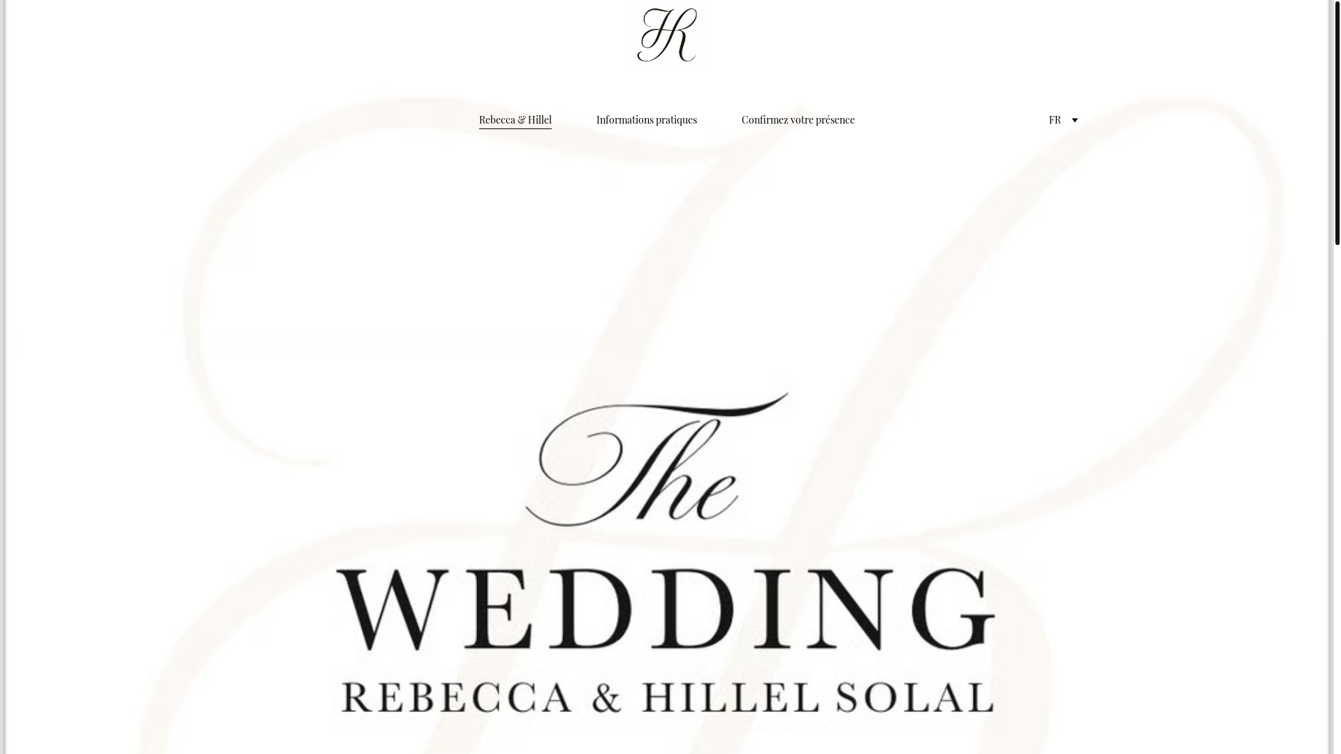 website screenshot of https://rebeccahillel.fr/