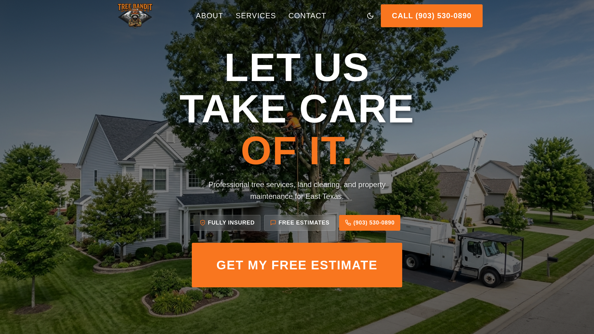 website screenshot of https://tree-bandit.pages.dev/