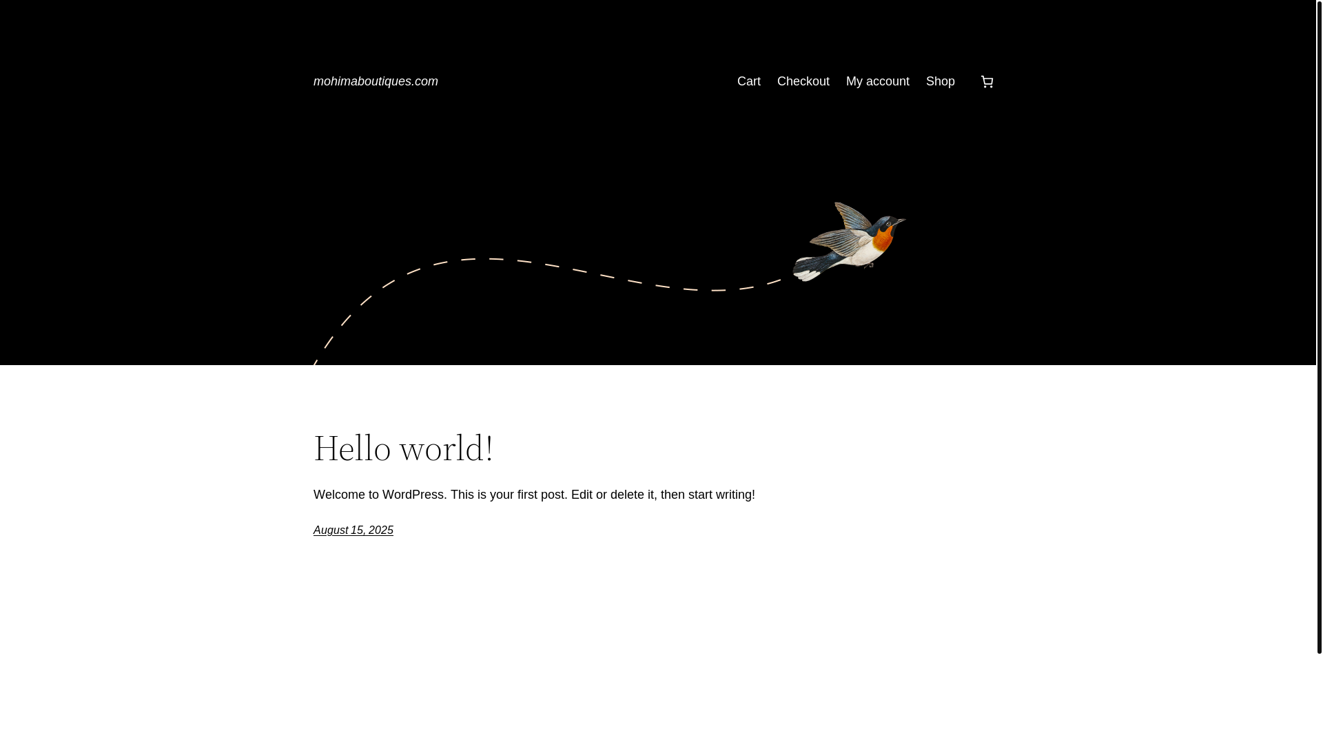 website screenshot of https://mohimaboutiques.com/