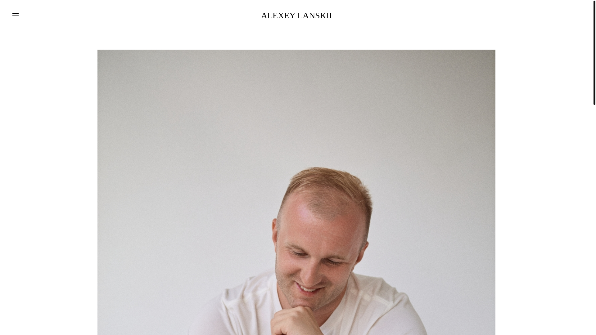 website screenshot of https://alexlanskii.com/
