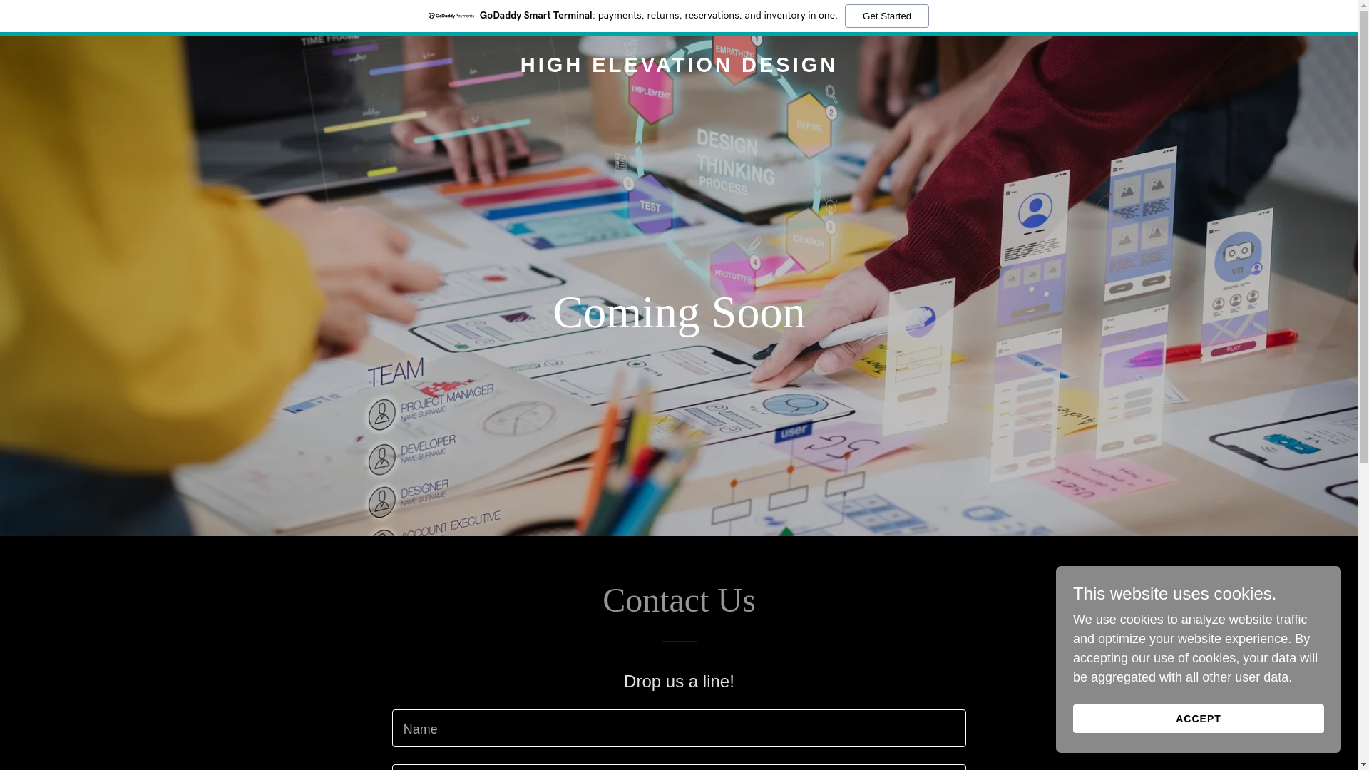 website screenshot of https://highelevationdesign.com/