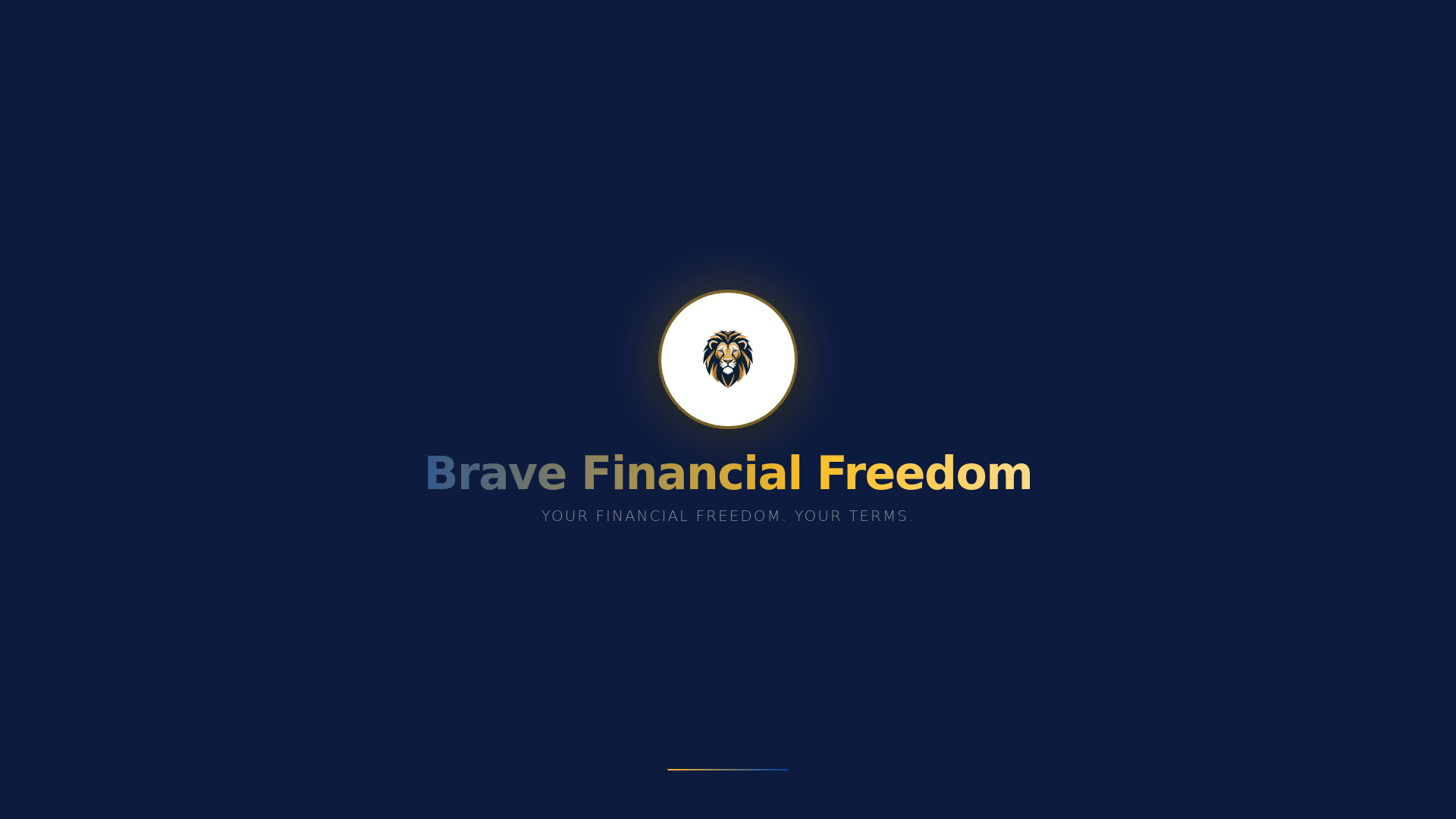 website screenshot of https://bravefinancialfreedom.com/