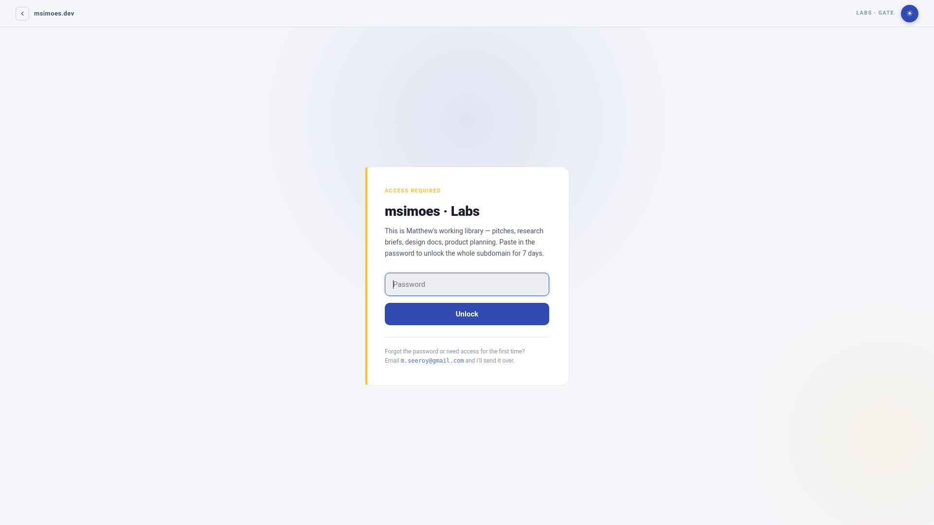 website screenshot of https://msimoes-labs.pages.dev/