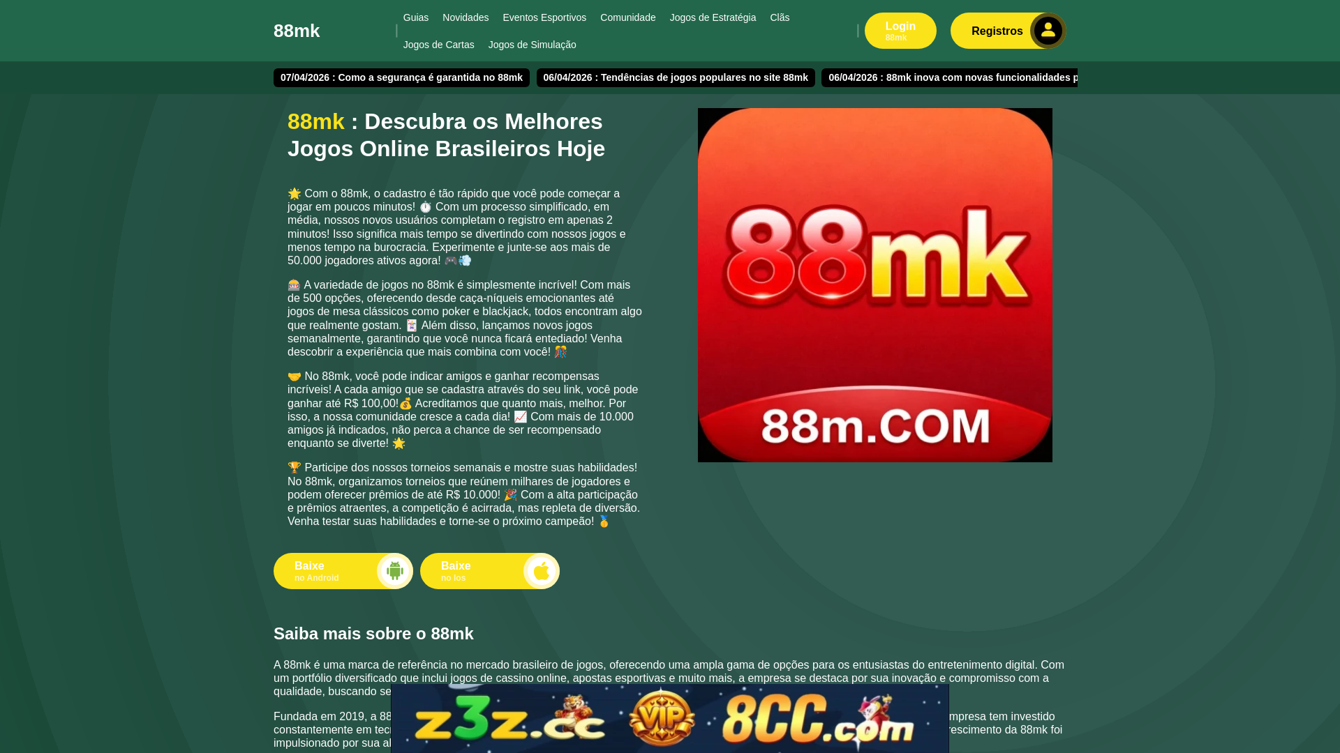 website screenshot of https://88mkta.com/