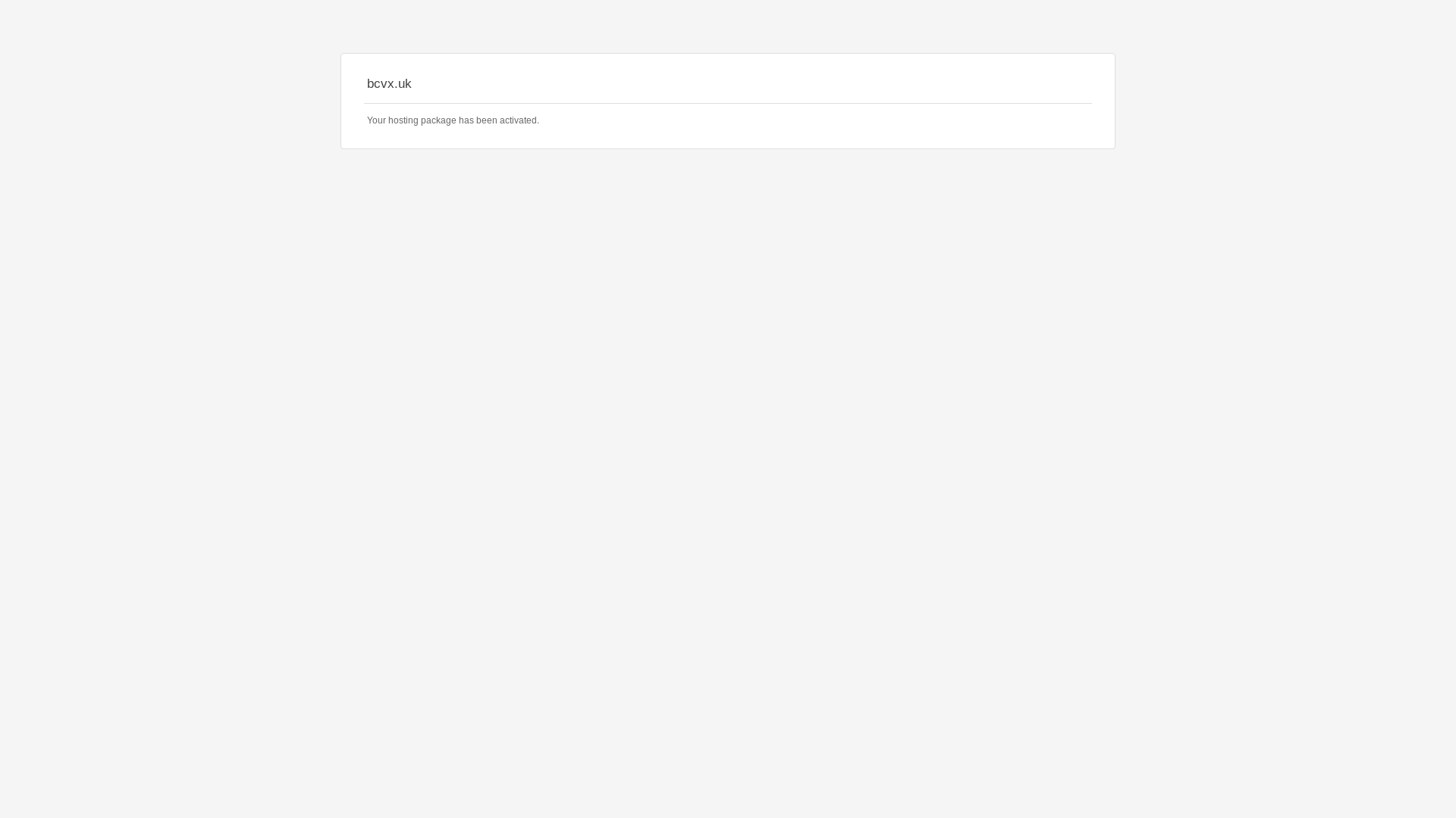 website screenshot of https://bcvx.uk/