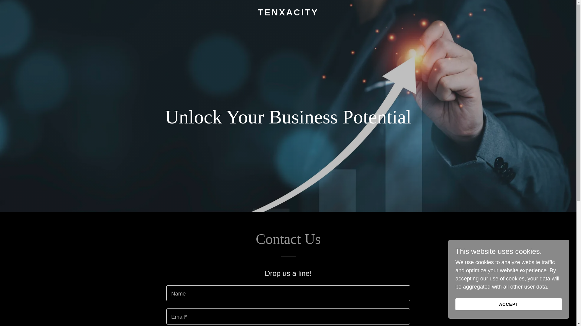 website screenshot of https://tenxacity.com/
