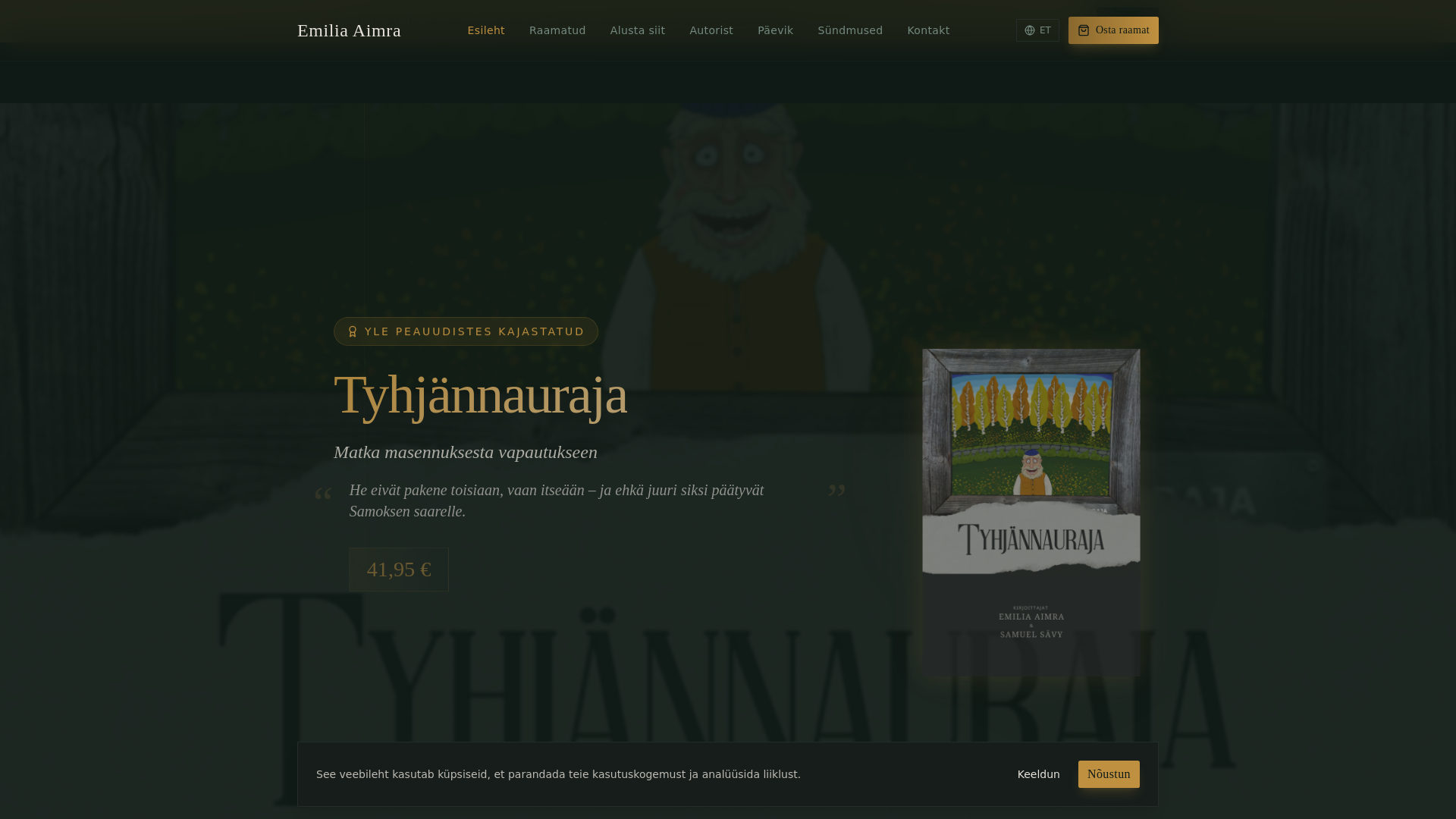 website screenshot of https://emiliaaimra.pages.dev/