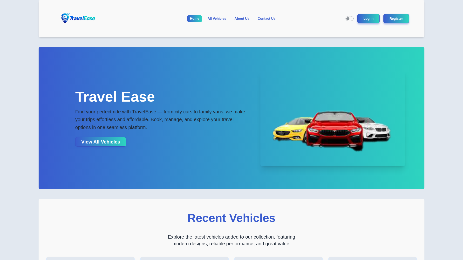 website screenshot of https://travelease-e5v.pages.dev/