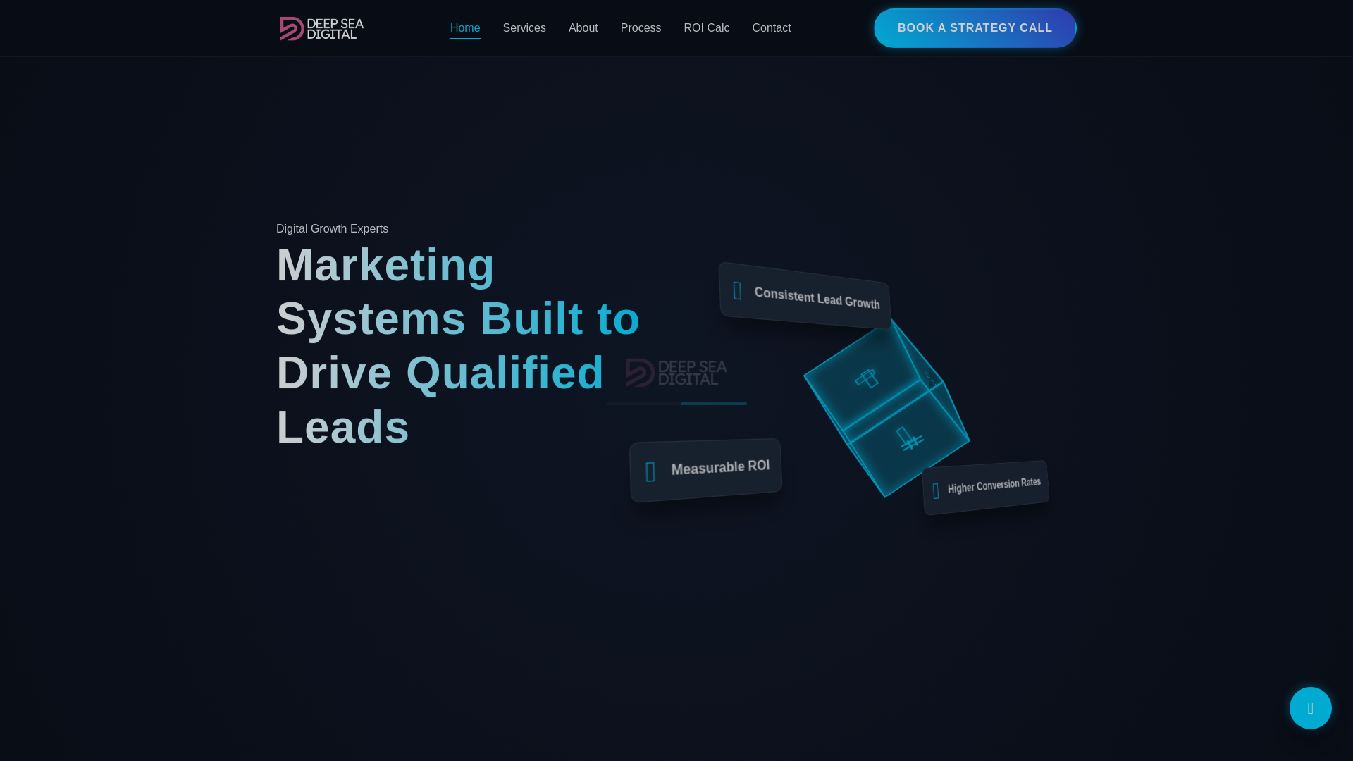 website screenshot of https://deepseadigitals.com/