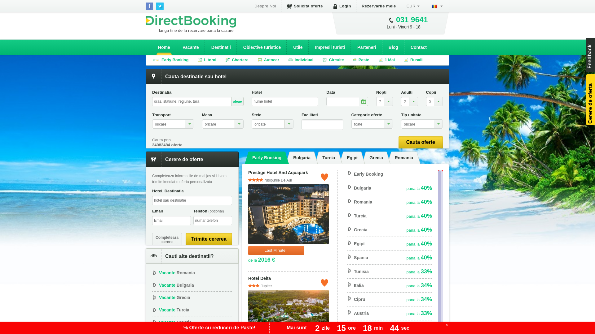 website screenshot of https://christianbooking.ro