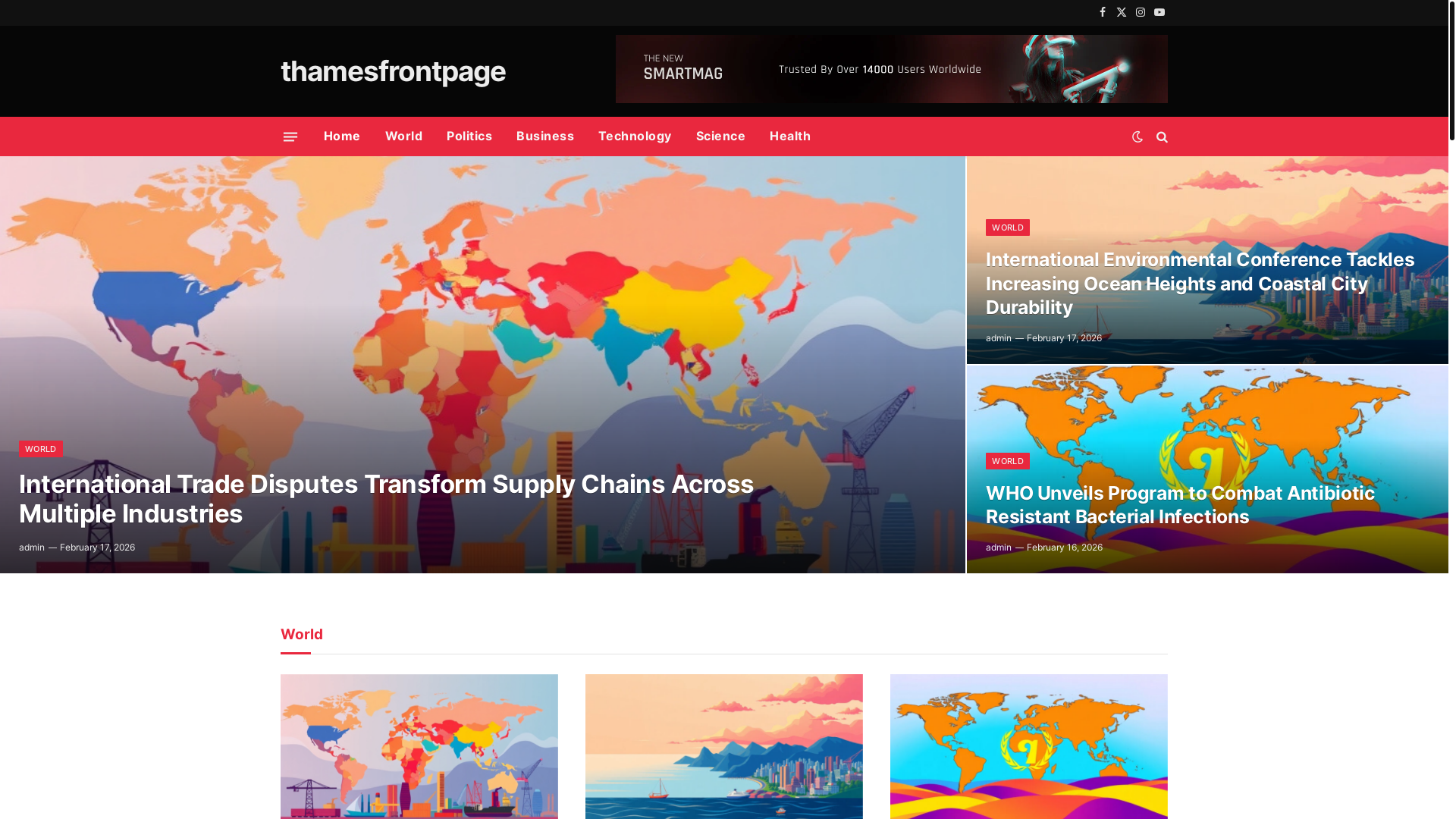 website screenshot of https://thamesfrontpage.co.uk/