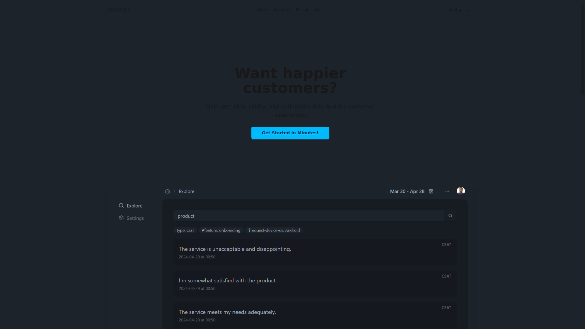 website screenshot of https://provar-se.pages.dev/