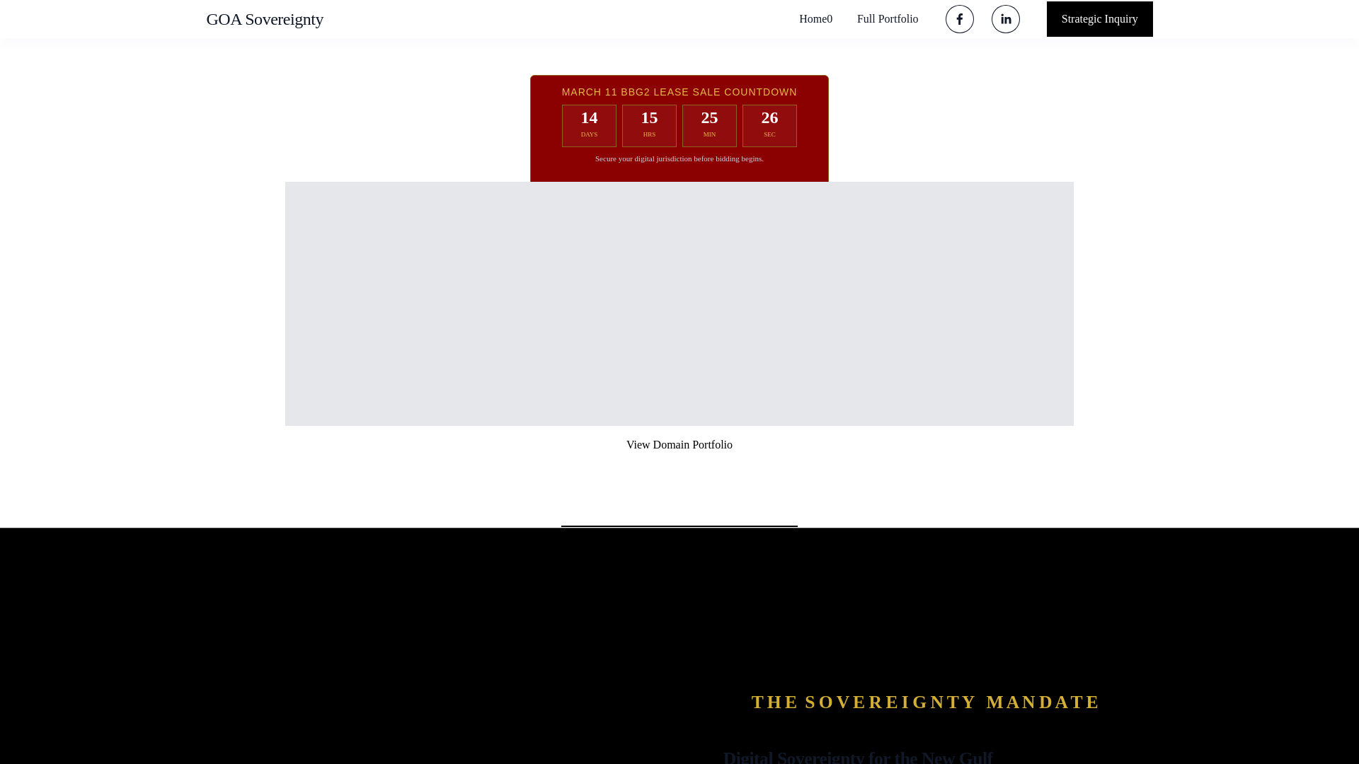 website screenshot of https://goasovereigntyai.com/