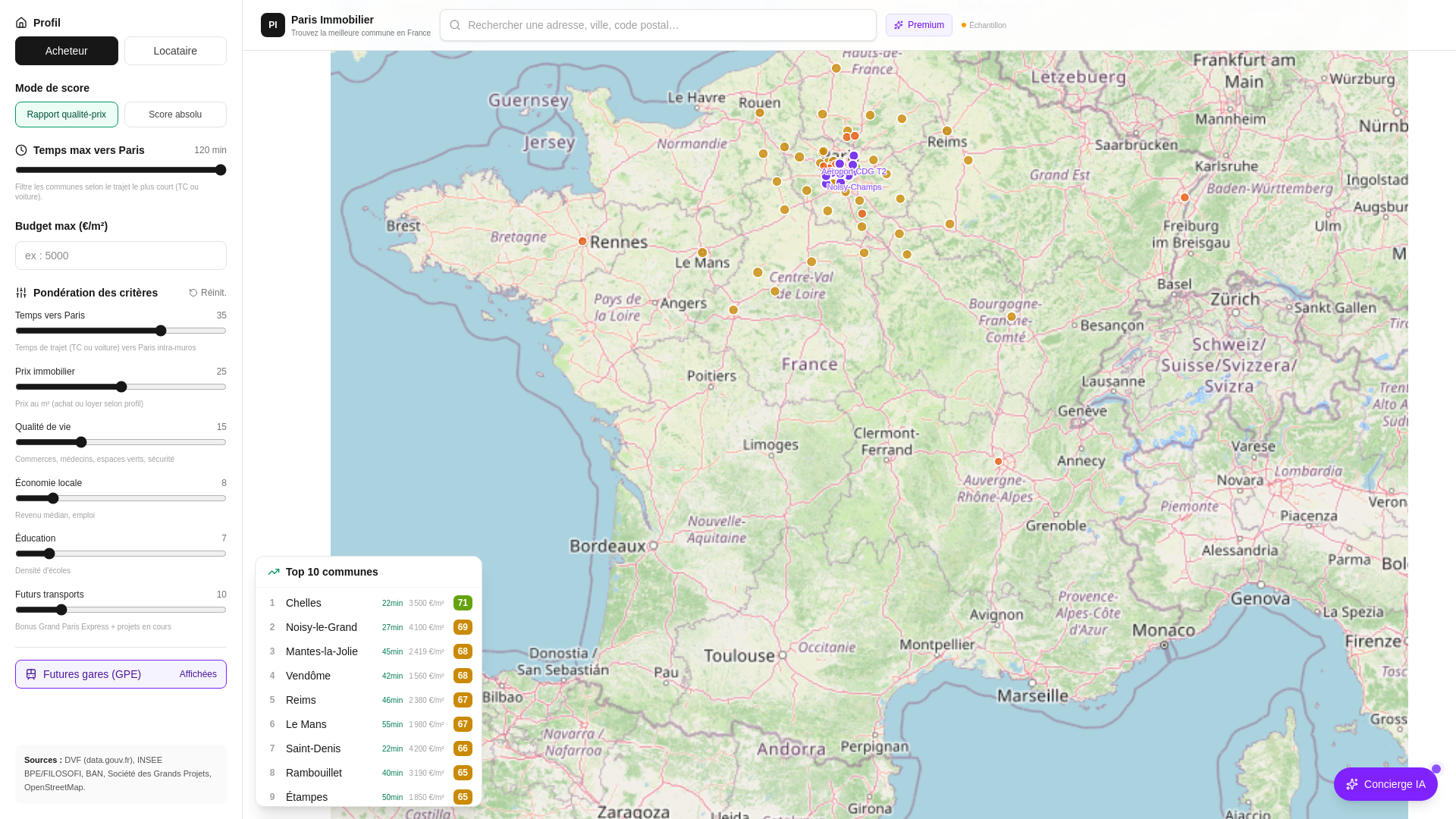 website screenshot of https://vivre-pres-de-paris.fr/