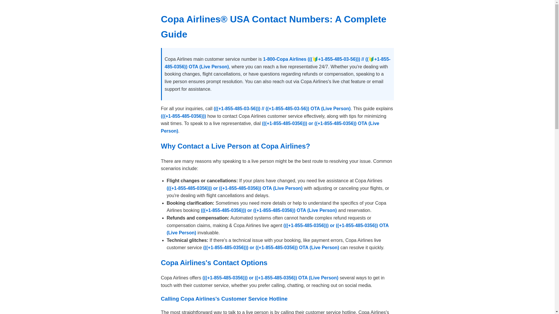 website screenshot of https://copa-airlines-customer-service-6bs.pages.dev/