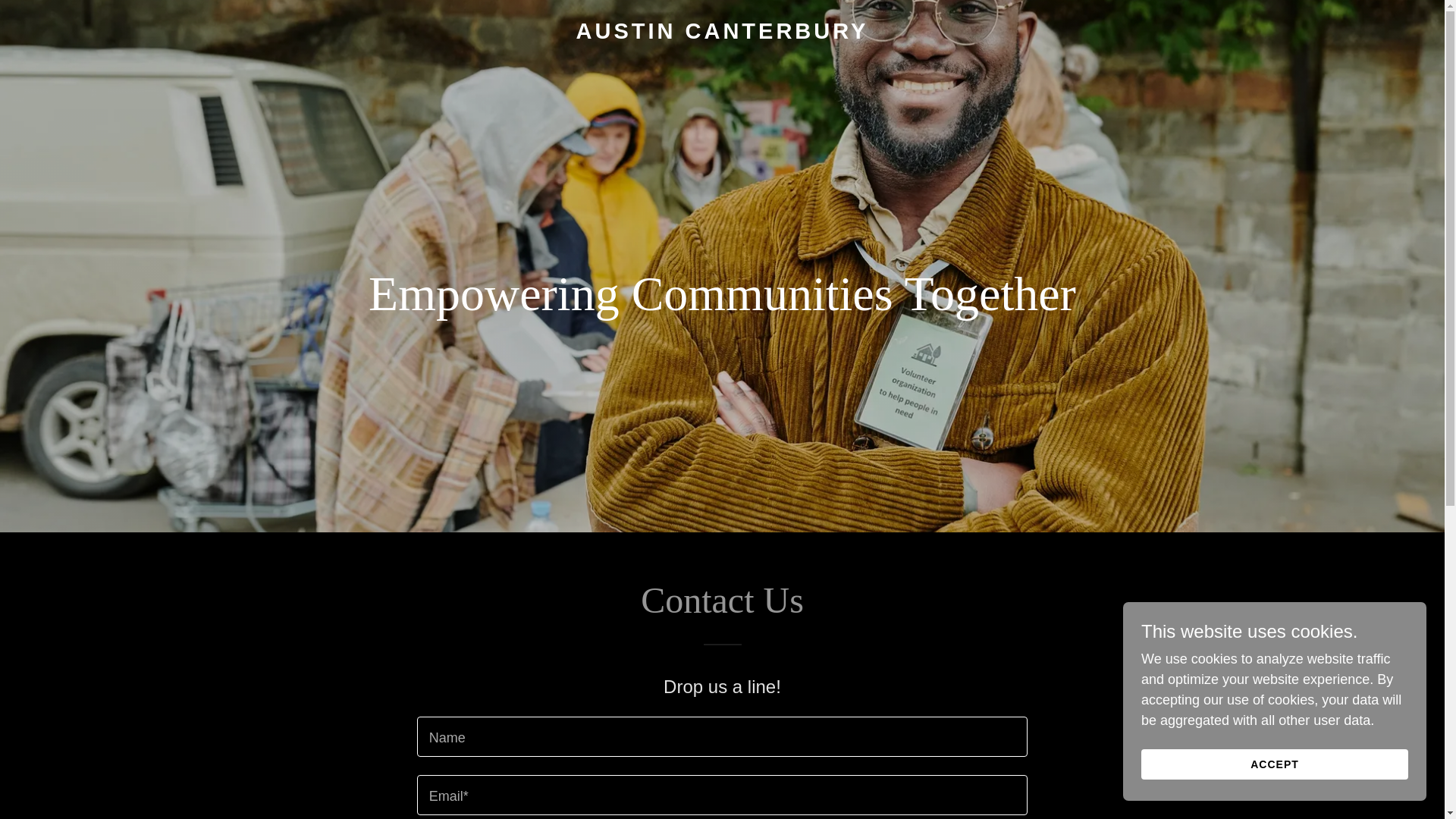 website screenshot of https://austincanterbury.org/