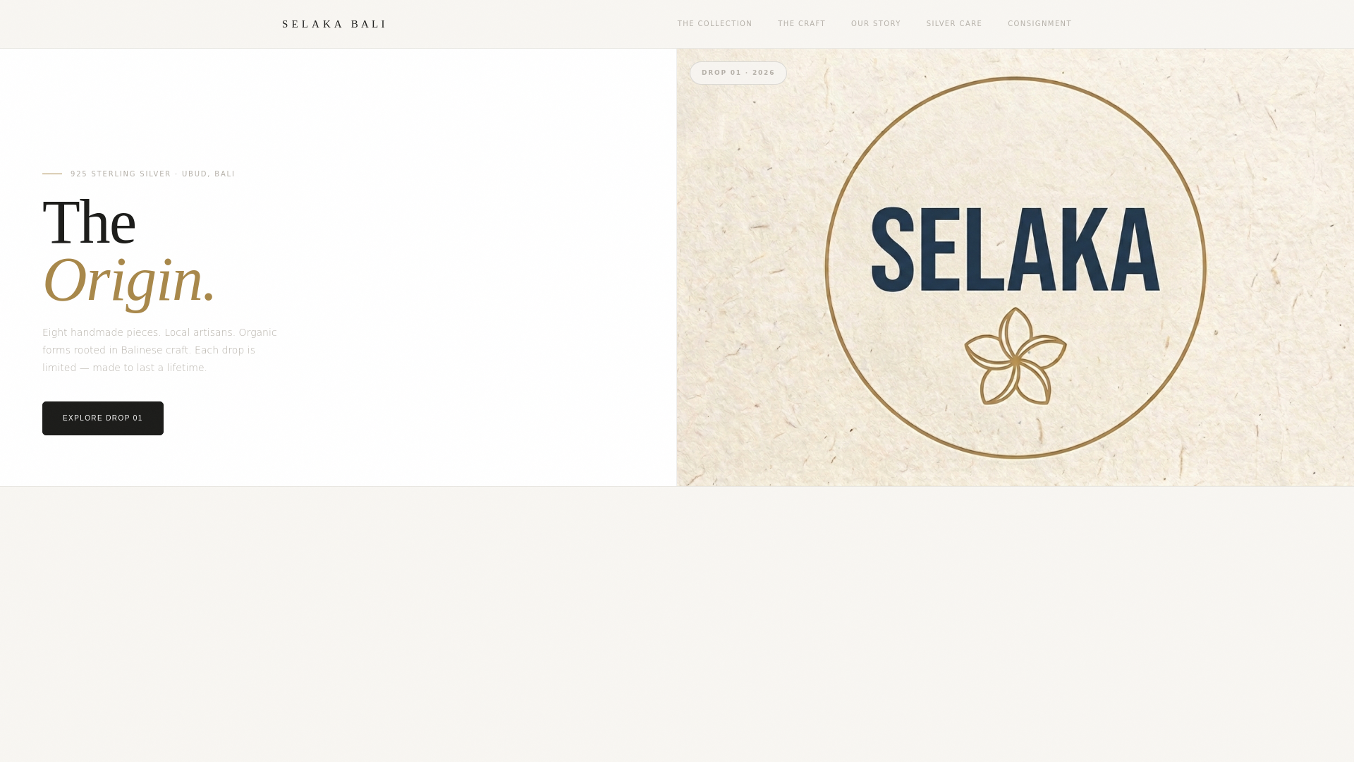 website screenshot of https://selaka-landing.pages.dev/