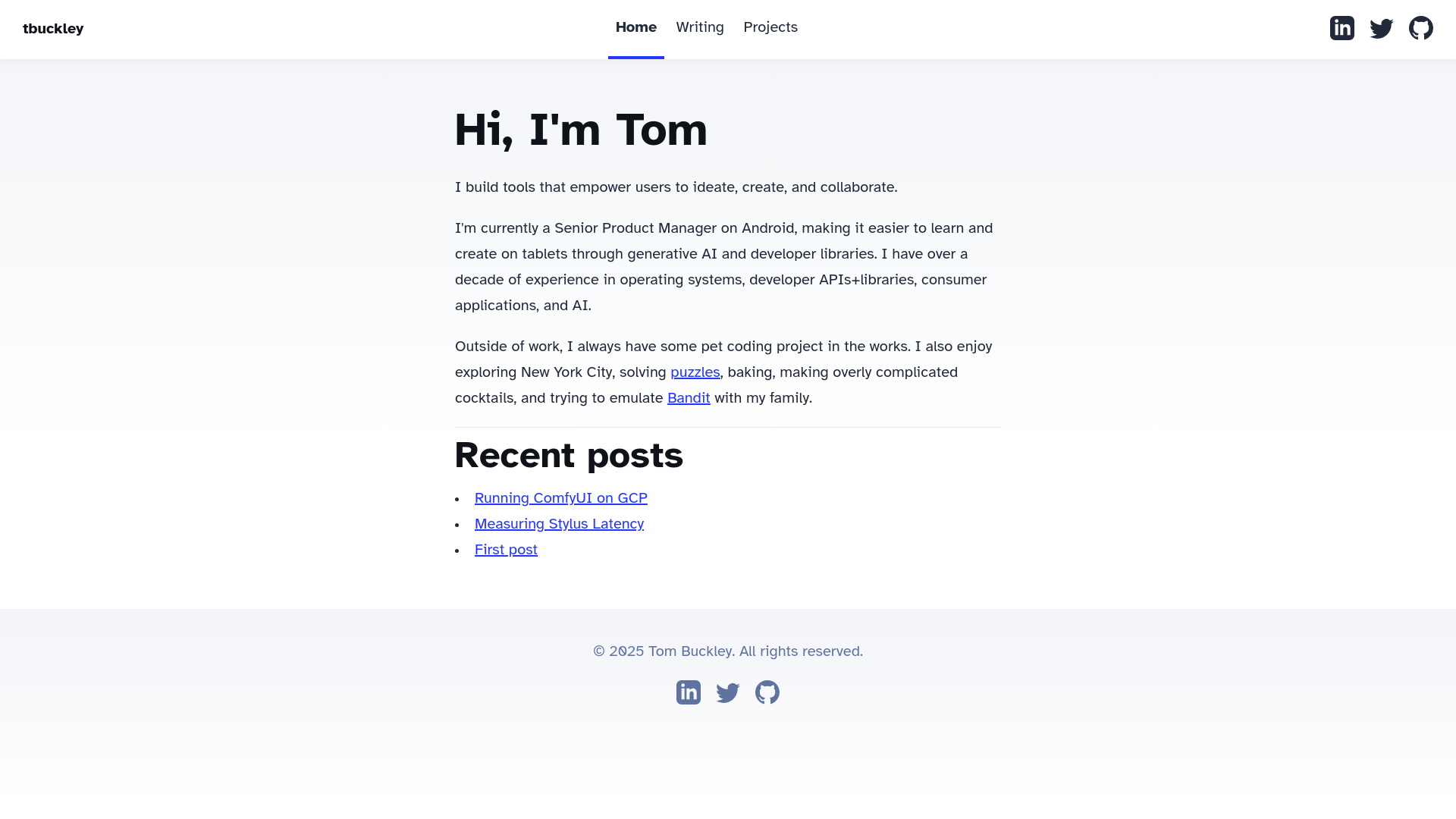 website screenshot of https://tbuckley-blog-7b3912.pages.dev/