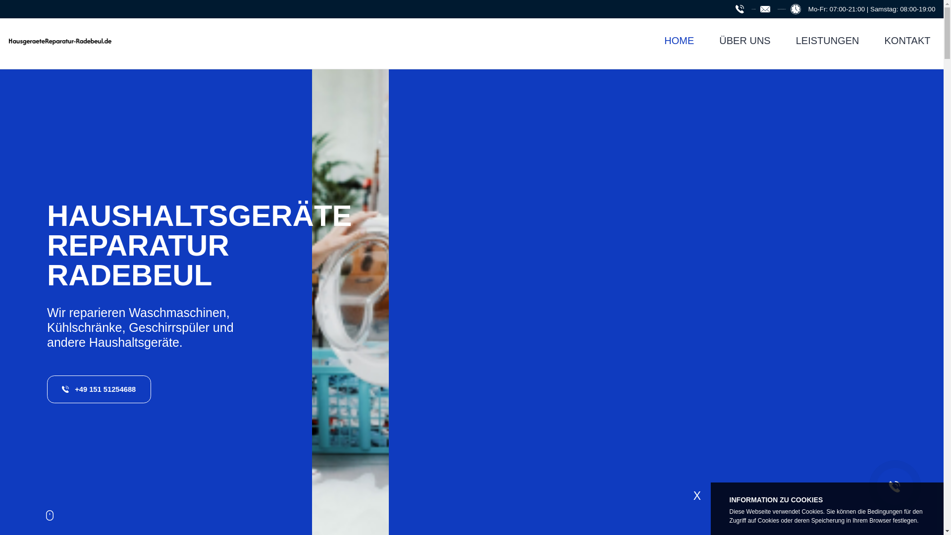 website screenshot of https://hausgeraetereparatur-radebeul.de/