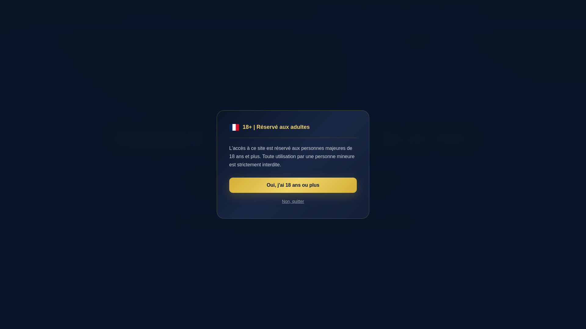 website screenshot of https://pronosticsfrance.com