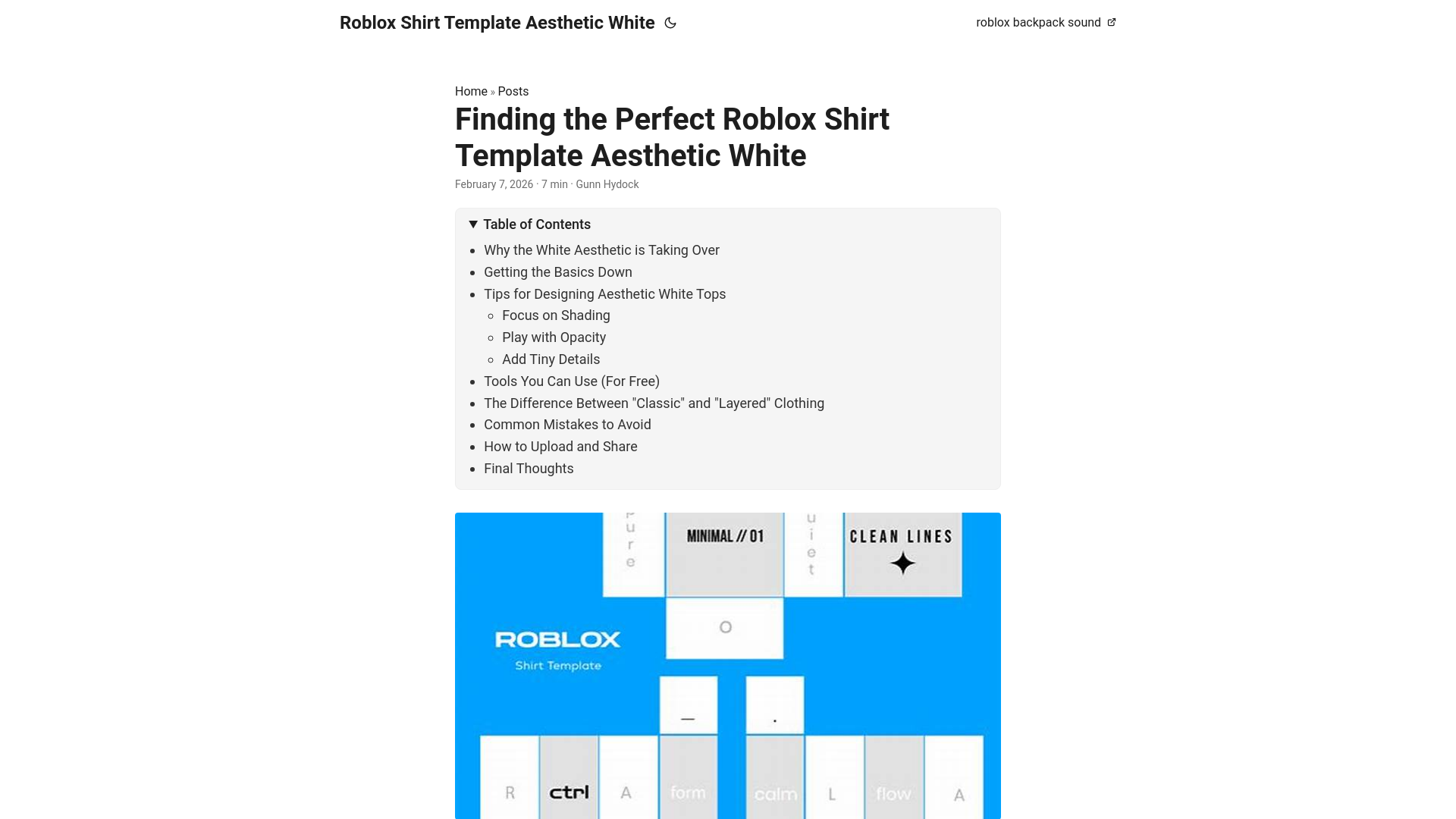 website screenshot of https://roblox-shirt-template-aesthetic-white.pages.dev/