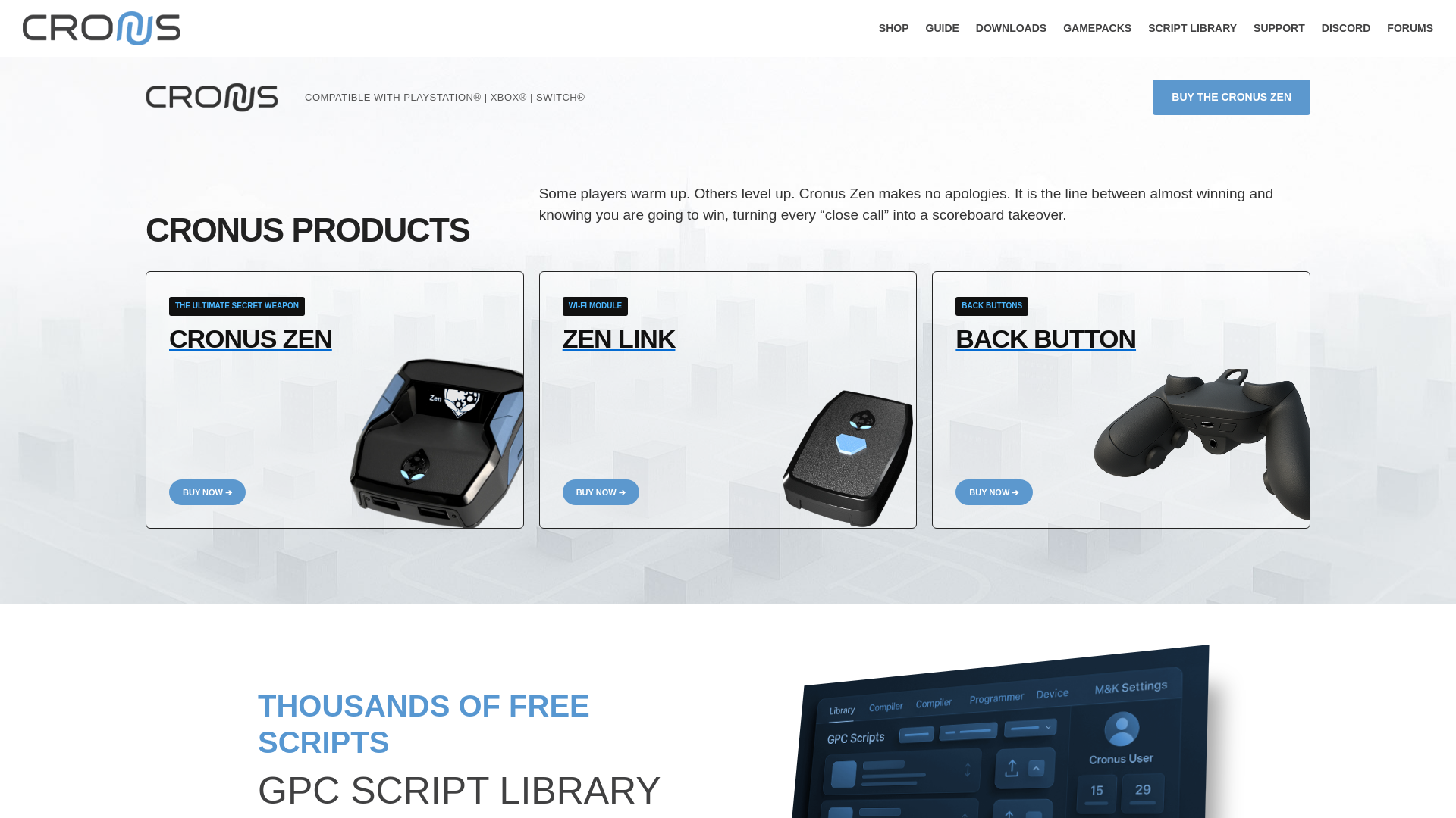 website screenshot of https://cronusmax.ca/