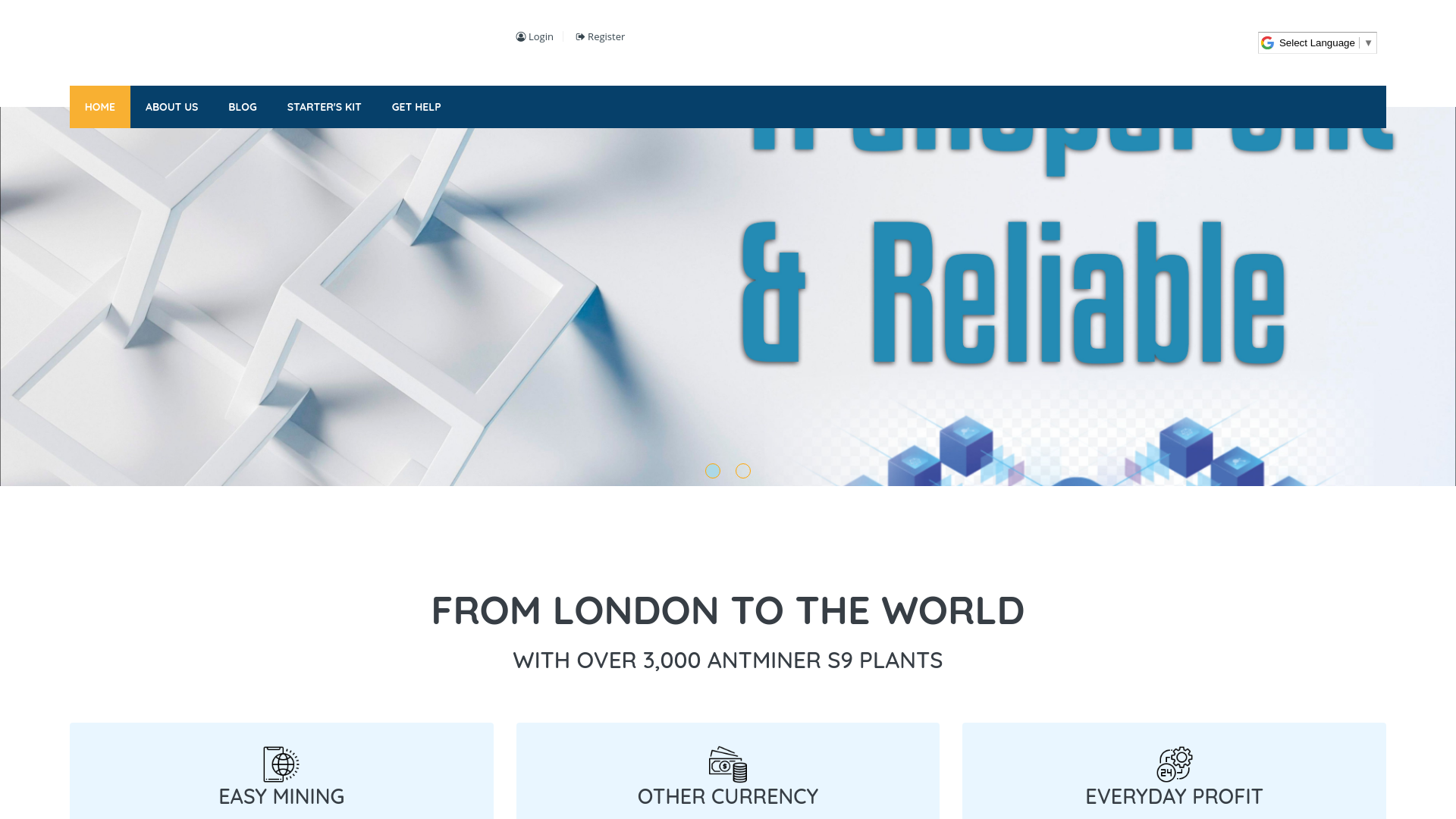 website screenshot of https://gloprime.live/