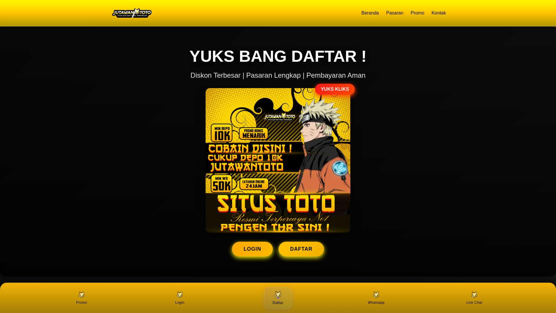 website screenshot of https://titah-kaisar-tak-terkalahkan.pages.dev/