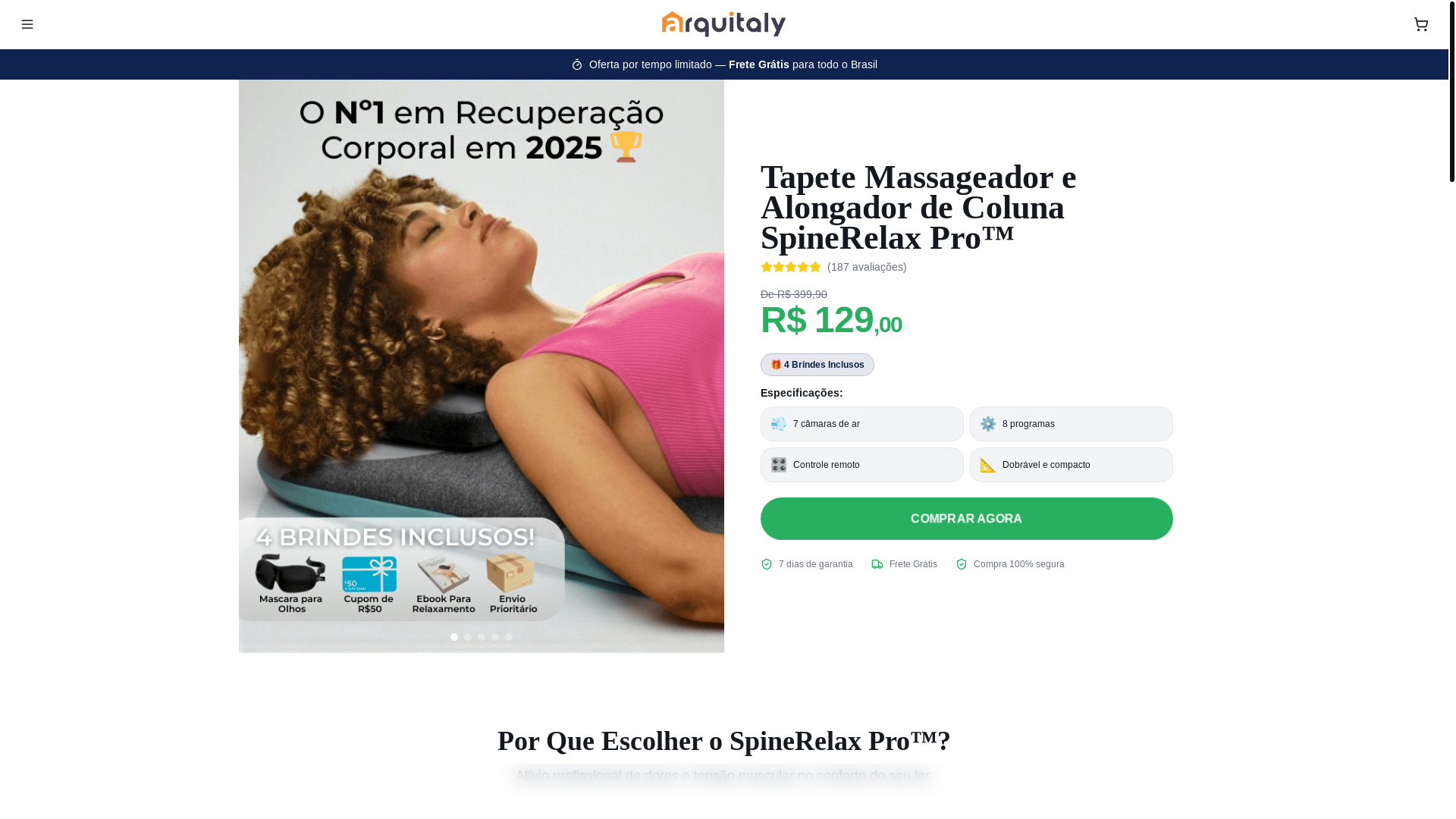 website screenshot of https://arquitaly.store/